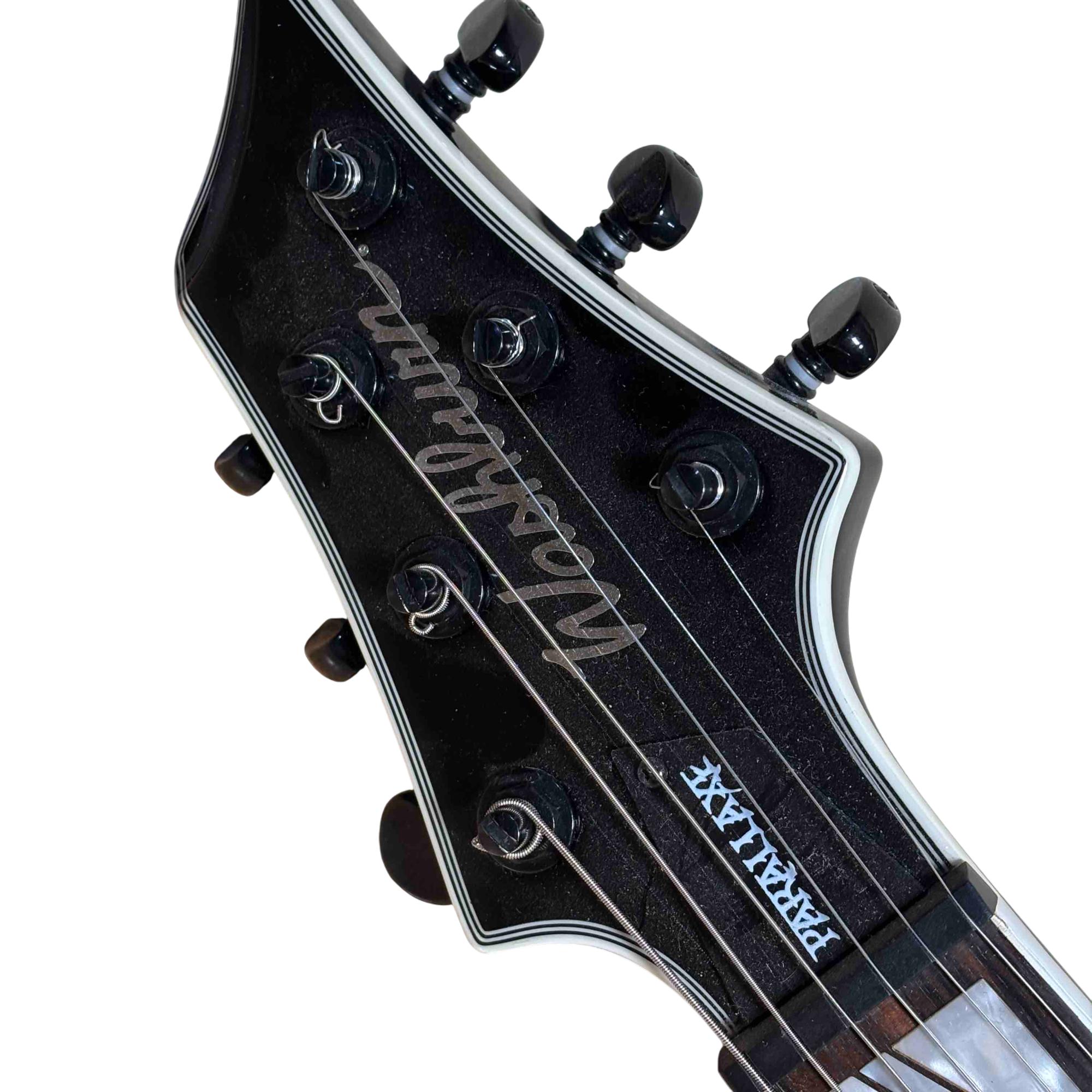 Washburn Parallaxe Black & White Six String 22-Fret RH Electric