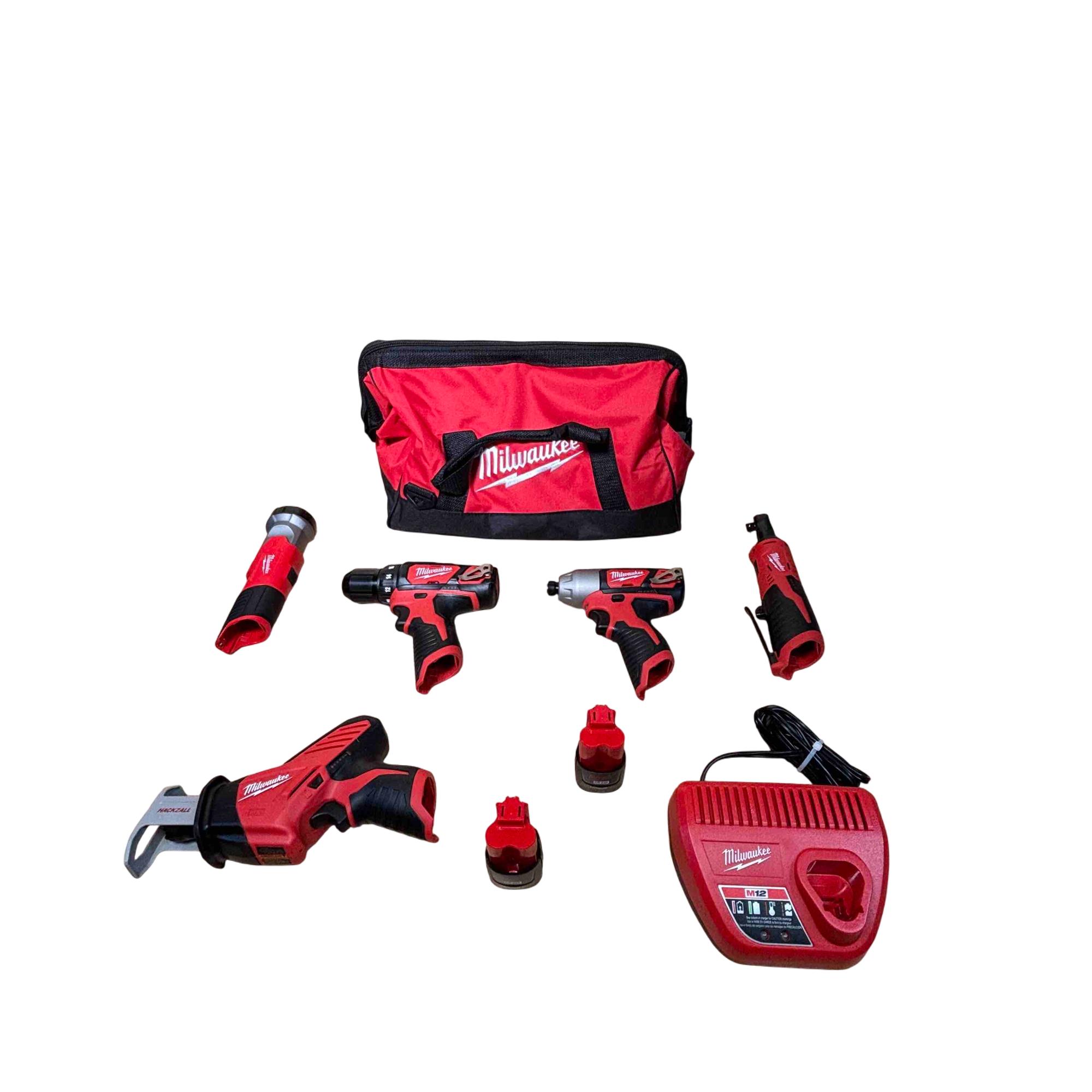 Milwaukee Tool 5-Piece M12 Power Tool Kit