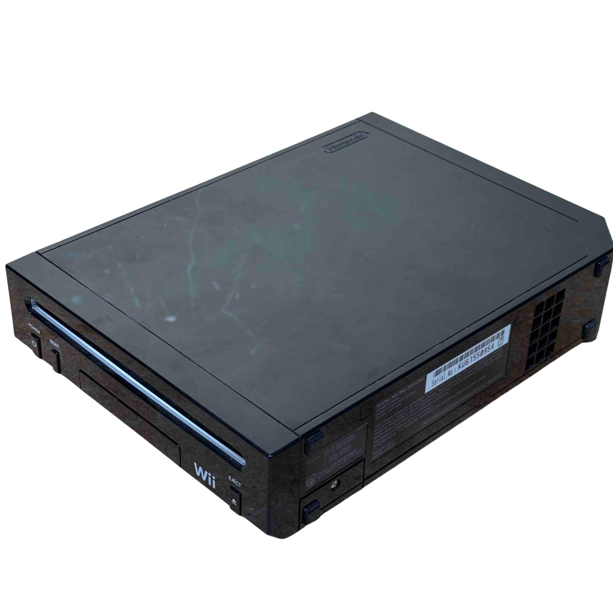 Nintendo Wii RVL-101(USA) Black 512MB Home Video Game Console 9547