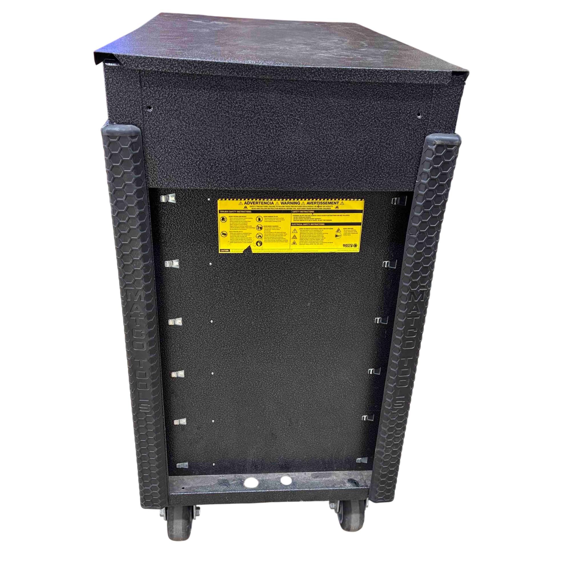 MATCO Tools JSC483-SSBS Silver/Blk 6-Drawer Jamestown Service Cart