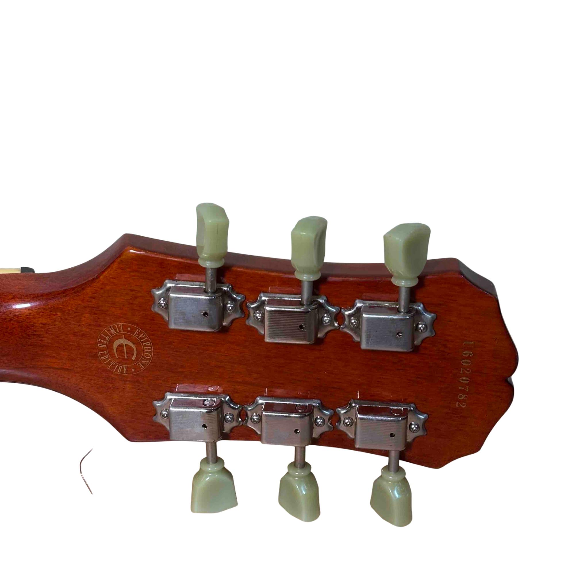 Epiphone Les Paul Gibson Silver Sparkle 6-String 22-Fret Electric