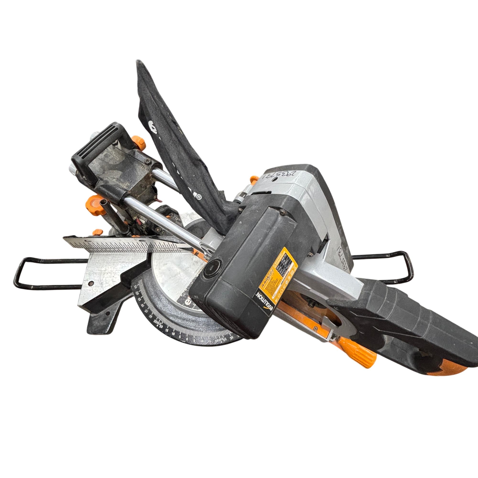 Evolution Rage 3-DB 15Amp 1800W Double-Bevel Sliding Miter Saw 0168 ...