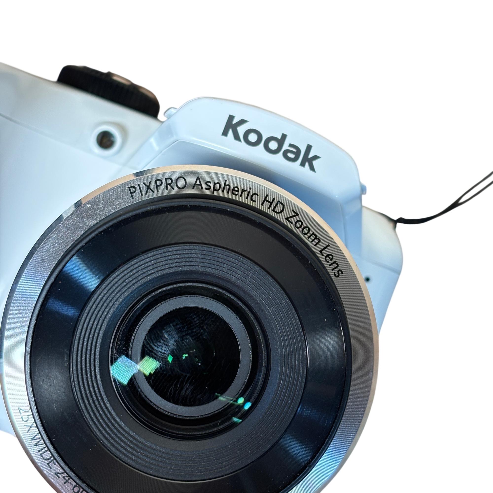 Kodak PIXPRO AZ252 White & Black 16MP 25X Bridge Digital Camera 2559