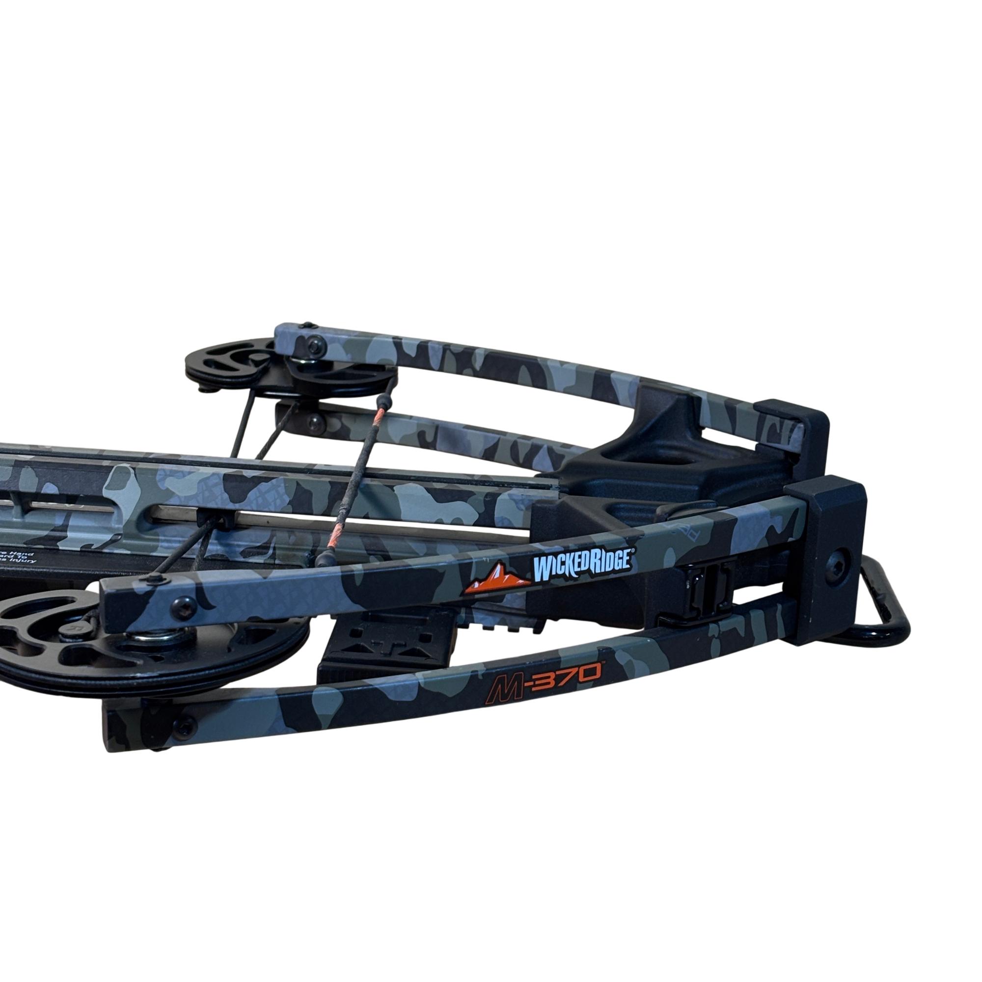 Wicked Ridge M340 Wicked Ridge M-370 Gray Camouflage 118 Ft-Lbs 370 FPS 180 Lbs. Draw Wt ...