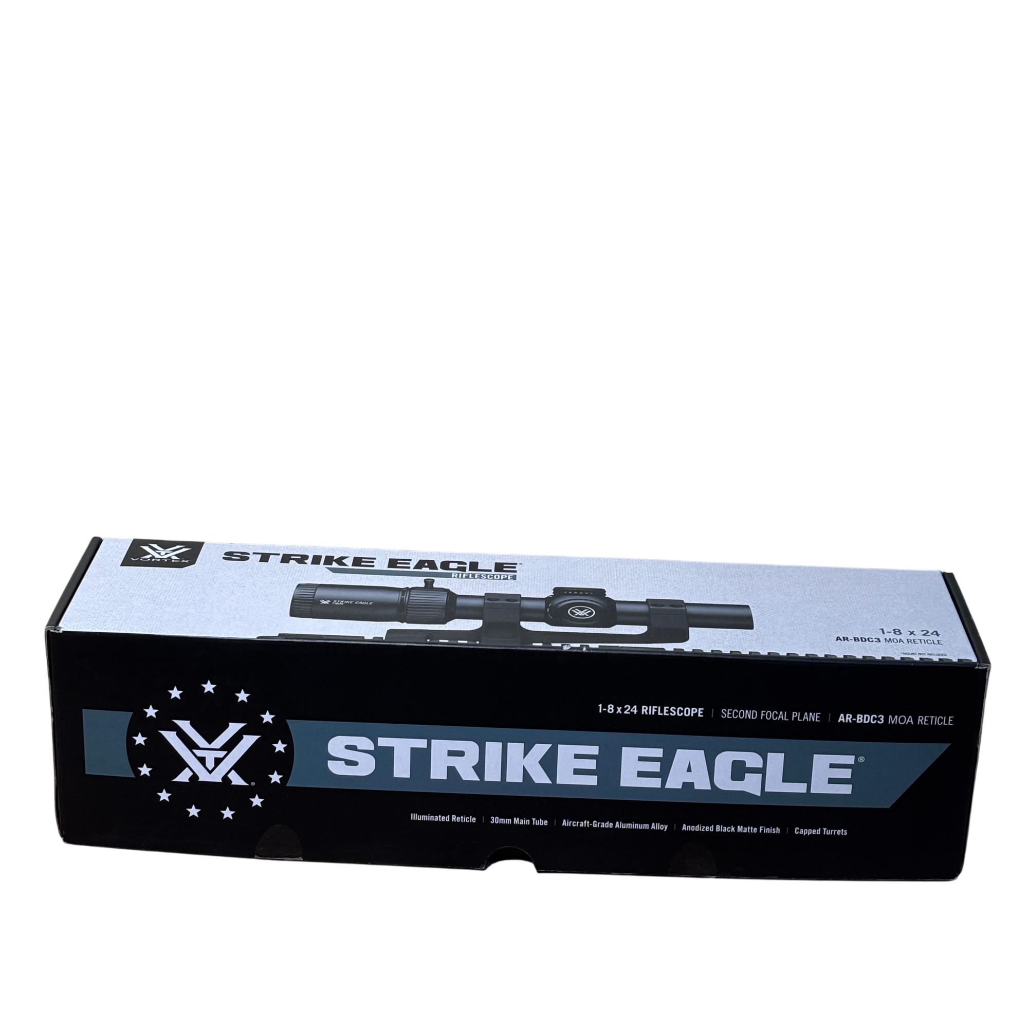 Vortex Strike Eagle SE 1-8x24-2 Black AR-BDC3 (MOA) Reticle