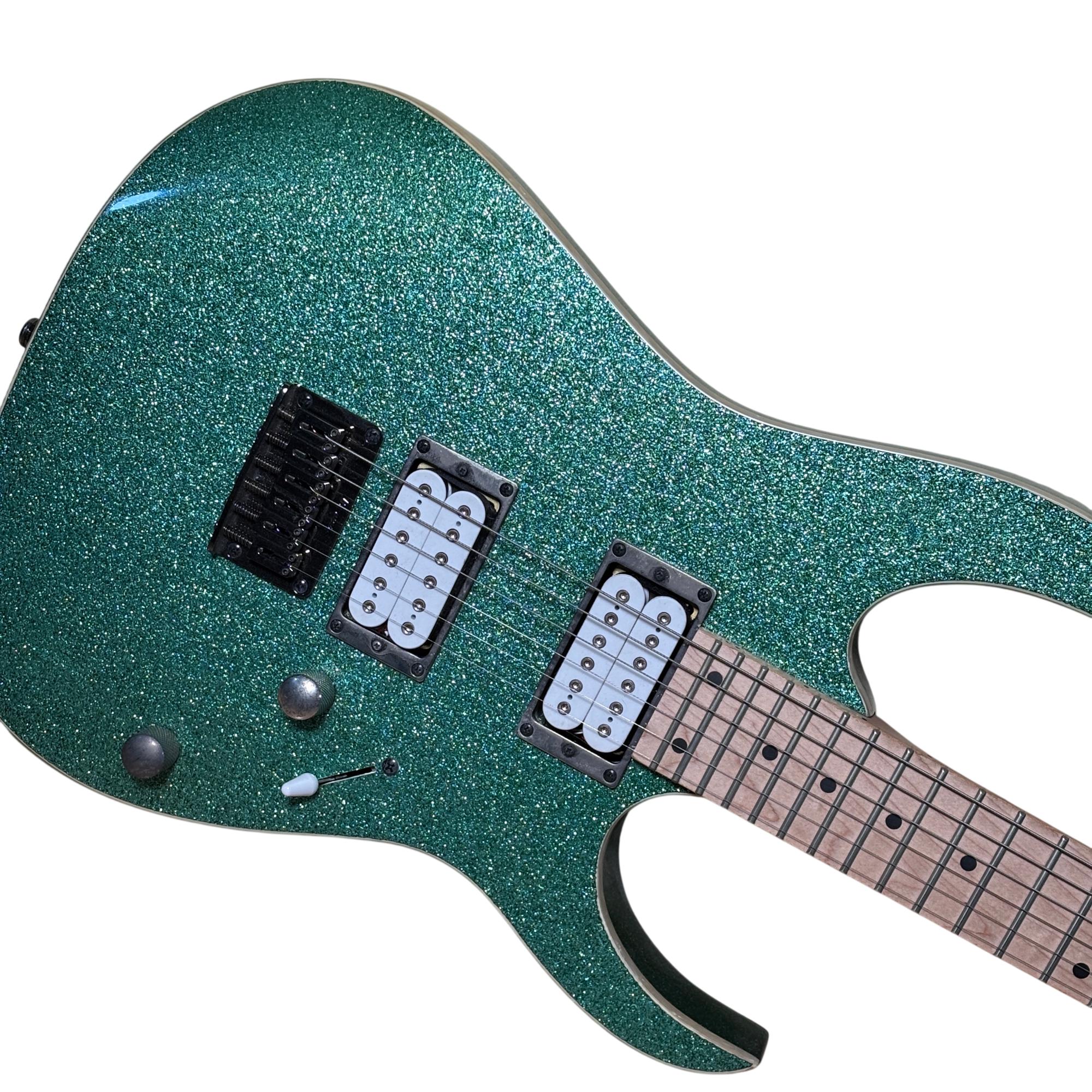 Ibanez RG421MSP IP-01 Turquoise Sparkle 6-String 24-Fret Electric