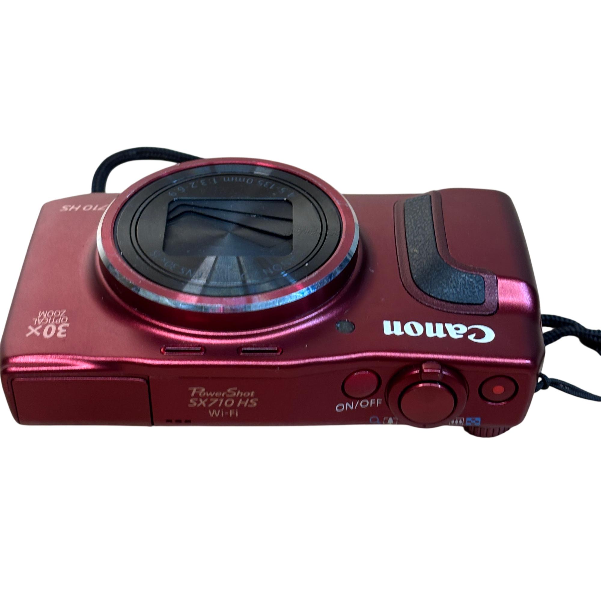 Canon PowerShot SX710 HS PC2205 Red 30X Zoom 750mm Compact Digital