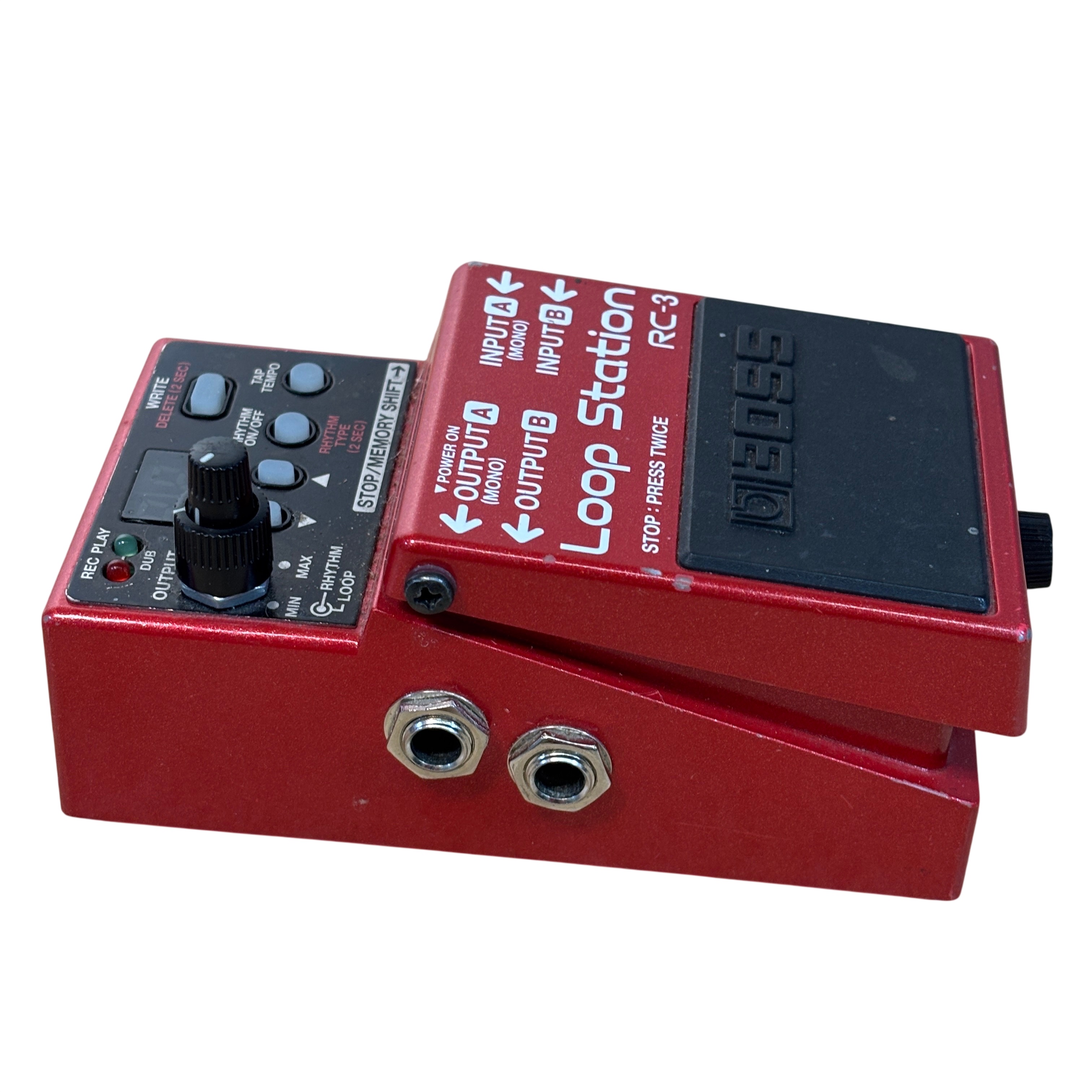 Boss Audio Loop Station RC-3 Red/Blk Stereo Stompbox Looper Guitar