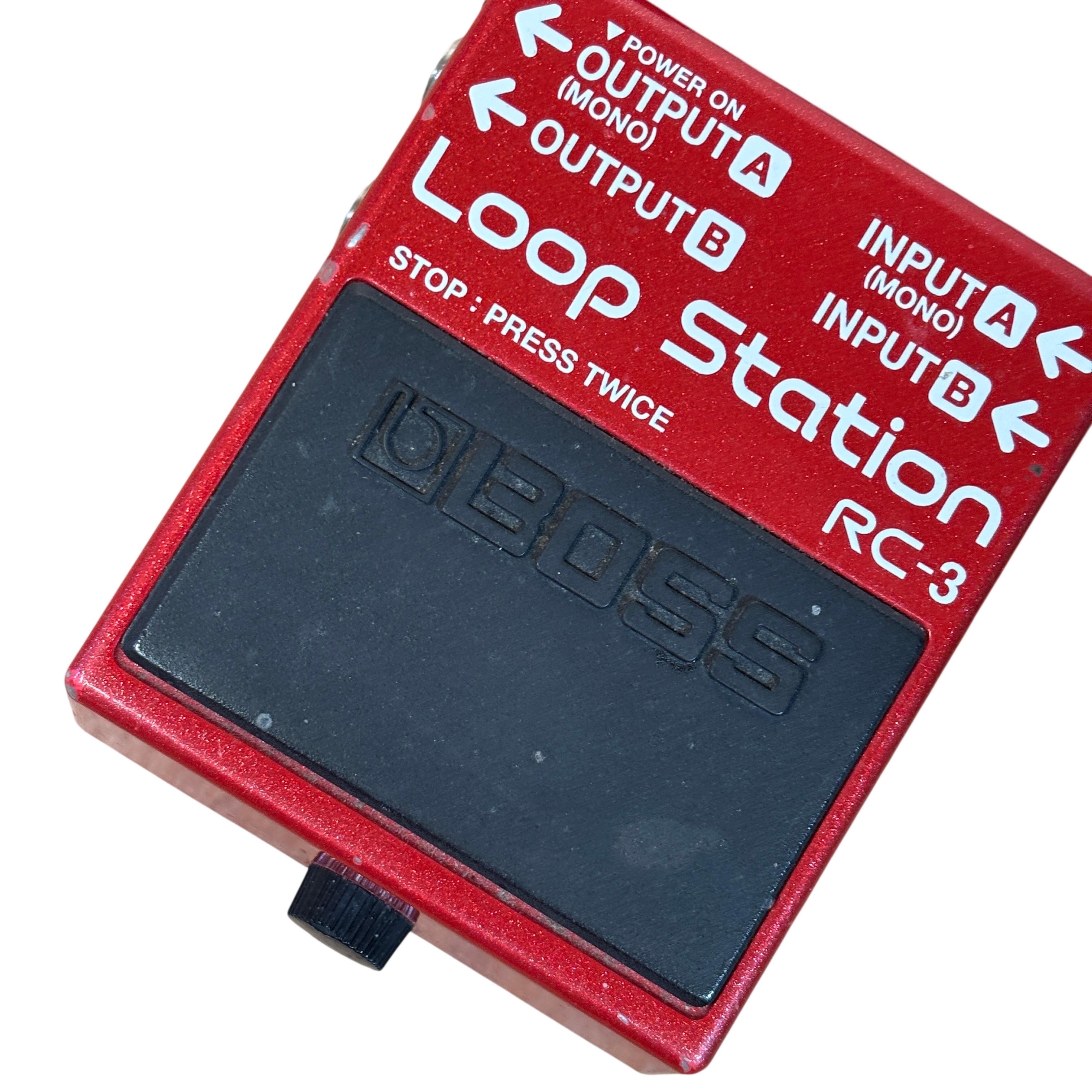 Boss Audio Loop Station RC-3 Red/Blk Stereo Stompbox Looper Guitar