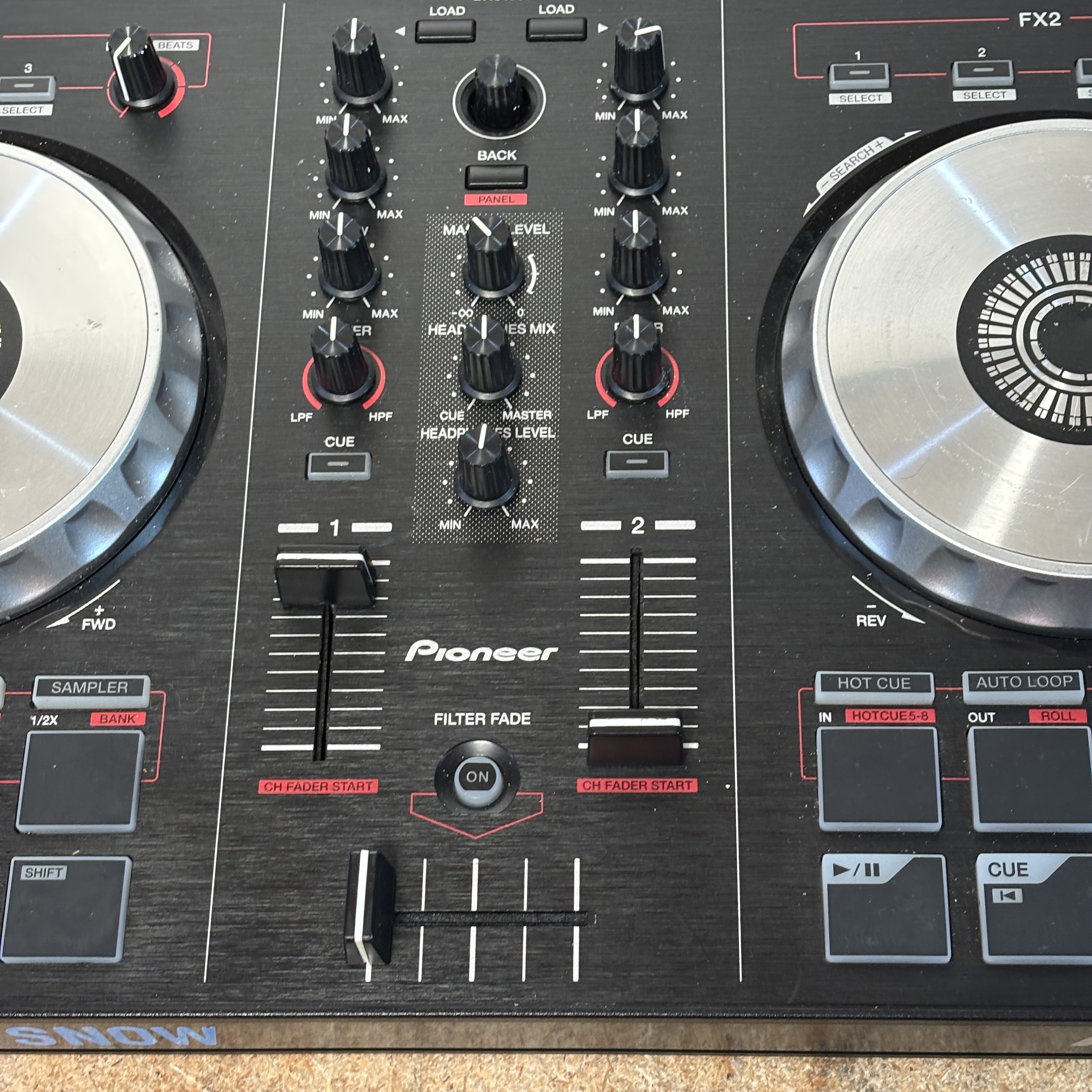 Pioneer DDJ-SB Black Portable Entry-Level 2-Channel DJ Controller 205B