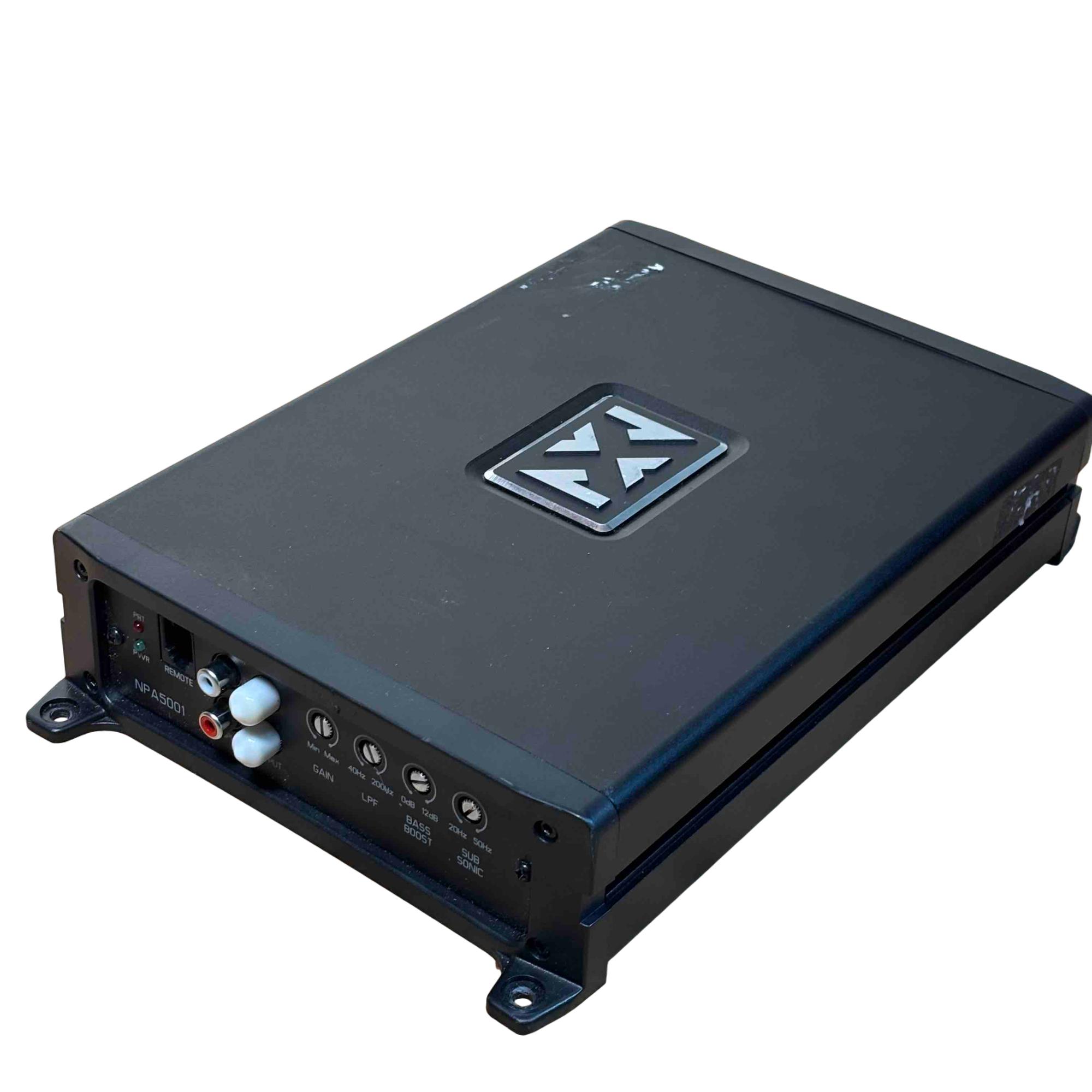 NVX NPA500.1 Black 1000W Peak/500W RMS Class D Monoblock Amplifier