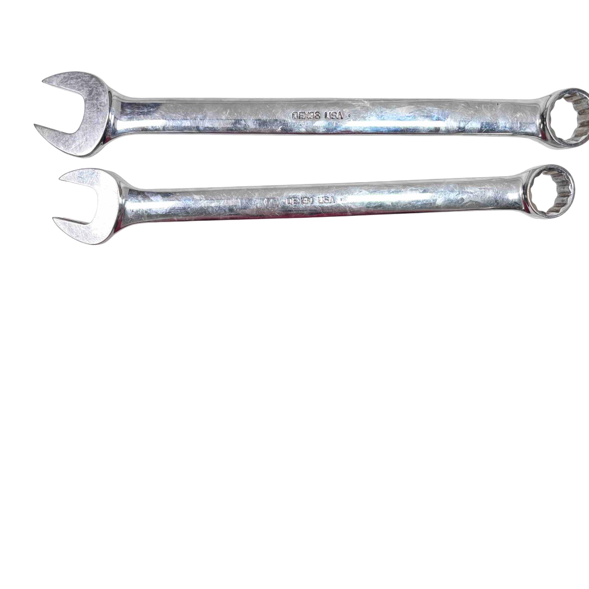 Snap-on 13pc 12-Point SAE Flank Drive Combination Wrench Set OEX714KB