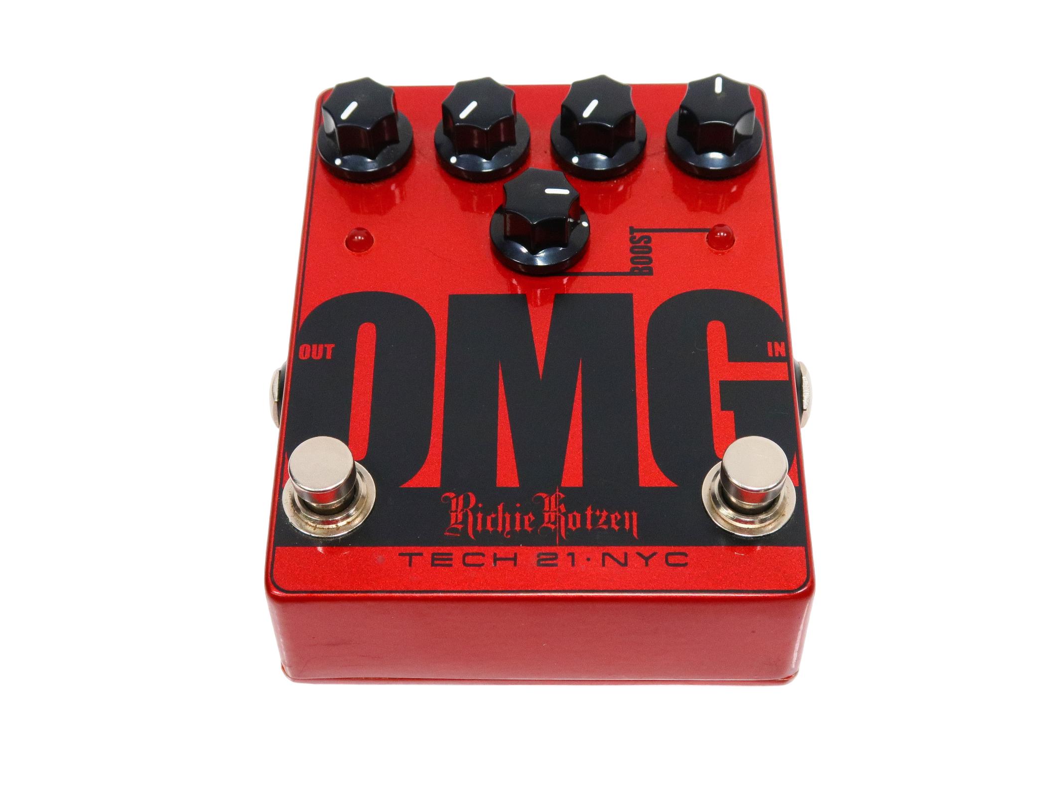 Tech 21 Richie Kotzen OMG Overdrive Effect Guitar Pedal