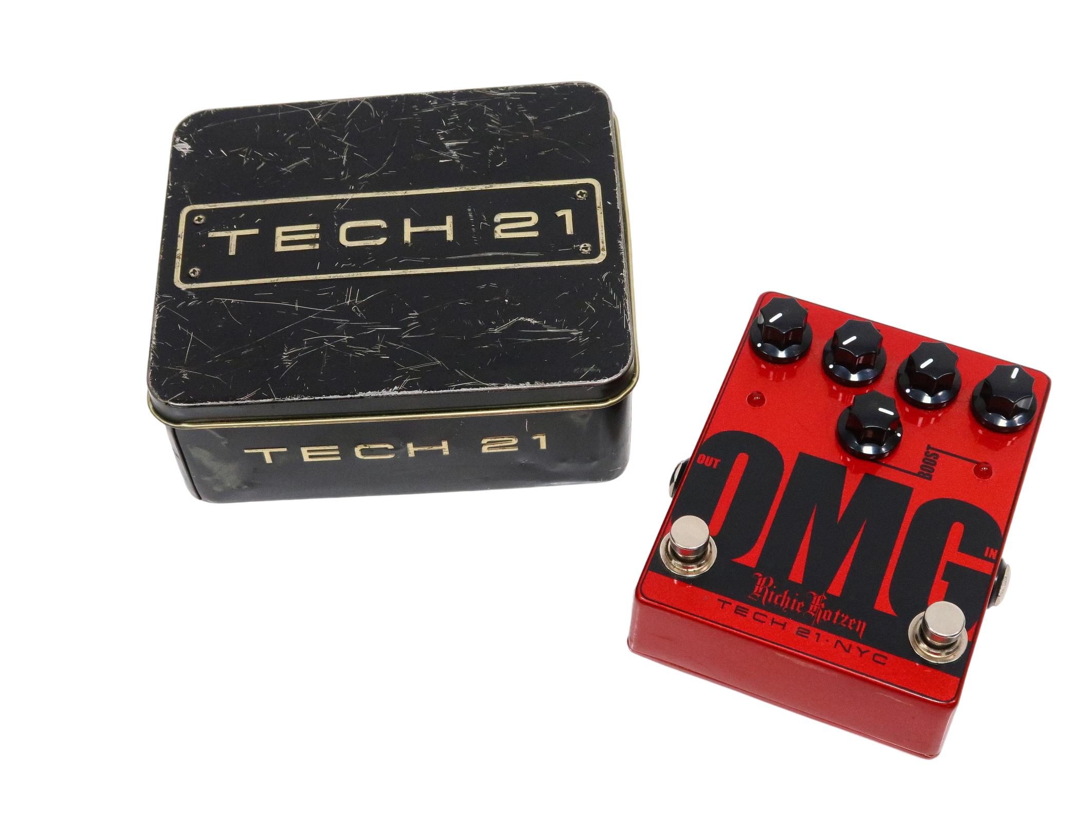 Tech 21 Richie Kotzen OMG Overdrive Effect Guitar Pedal Tech 21 Richie Kotzen OMG Overdrive Effect Guitar Pedal