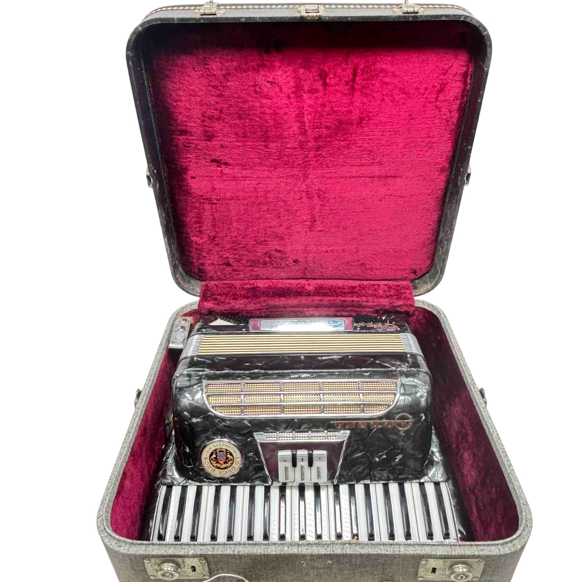 Vintage Lo Duca Bros Milwaukee Petite Console Model Accordion