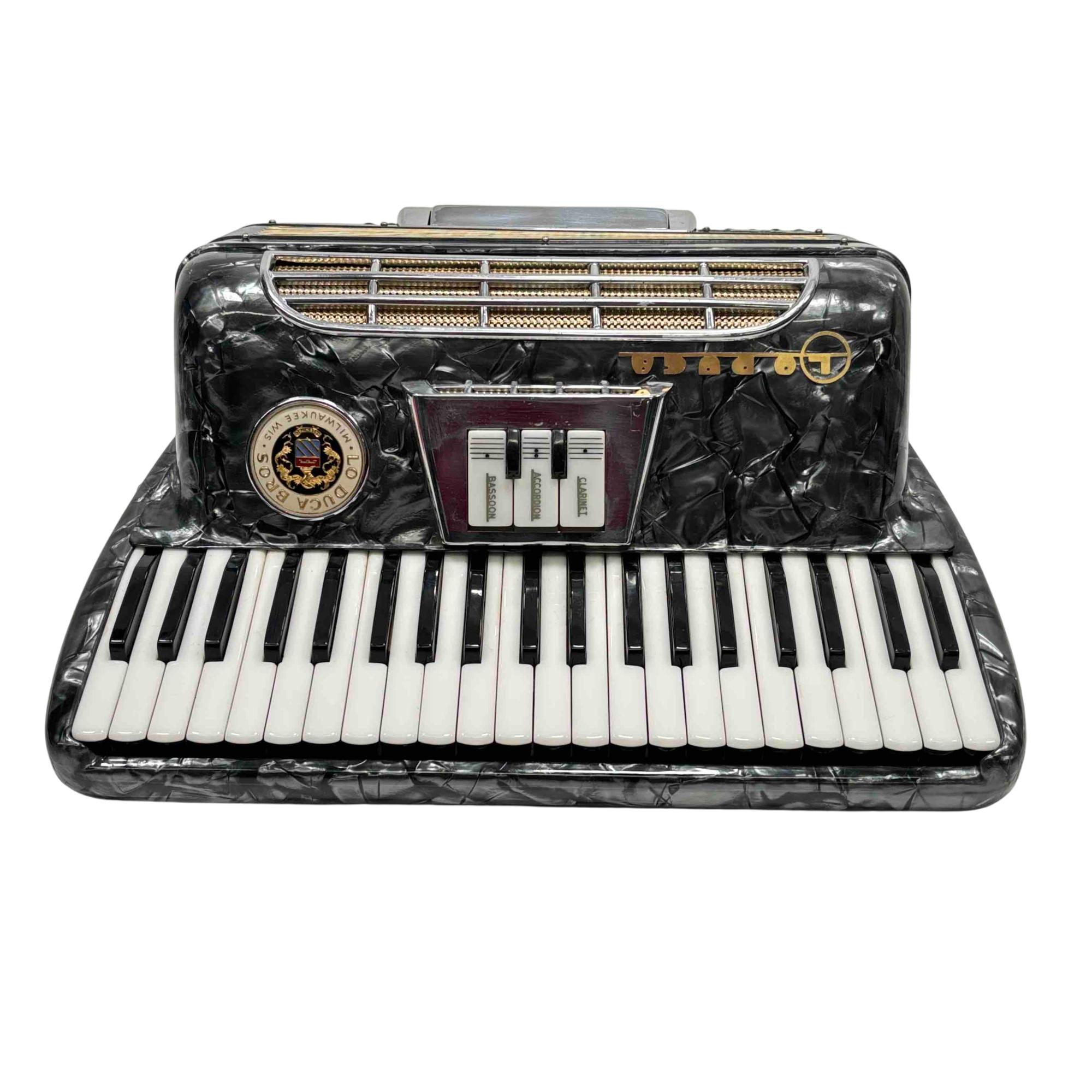 Lo Duca Bros アコーディオン Vintage Lo Duca Bros Milwaukee Accordion and Hard Music Case