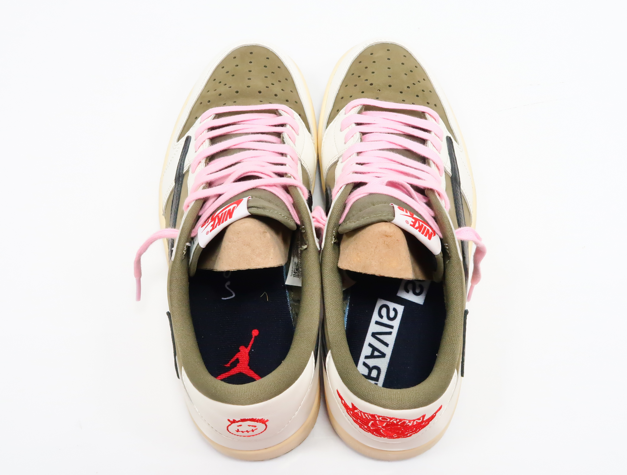 Travis Scott × Nike AJ1 Low 26.5 cm Travis Scott's Latest fragment design Air Jordan 1 Low