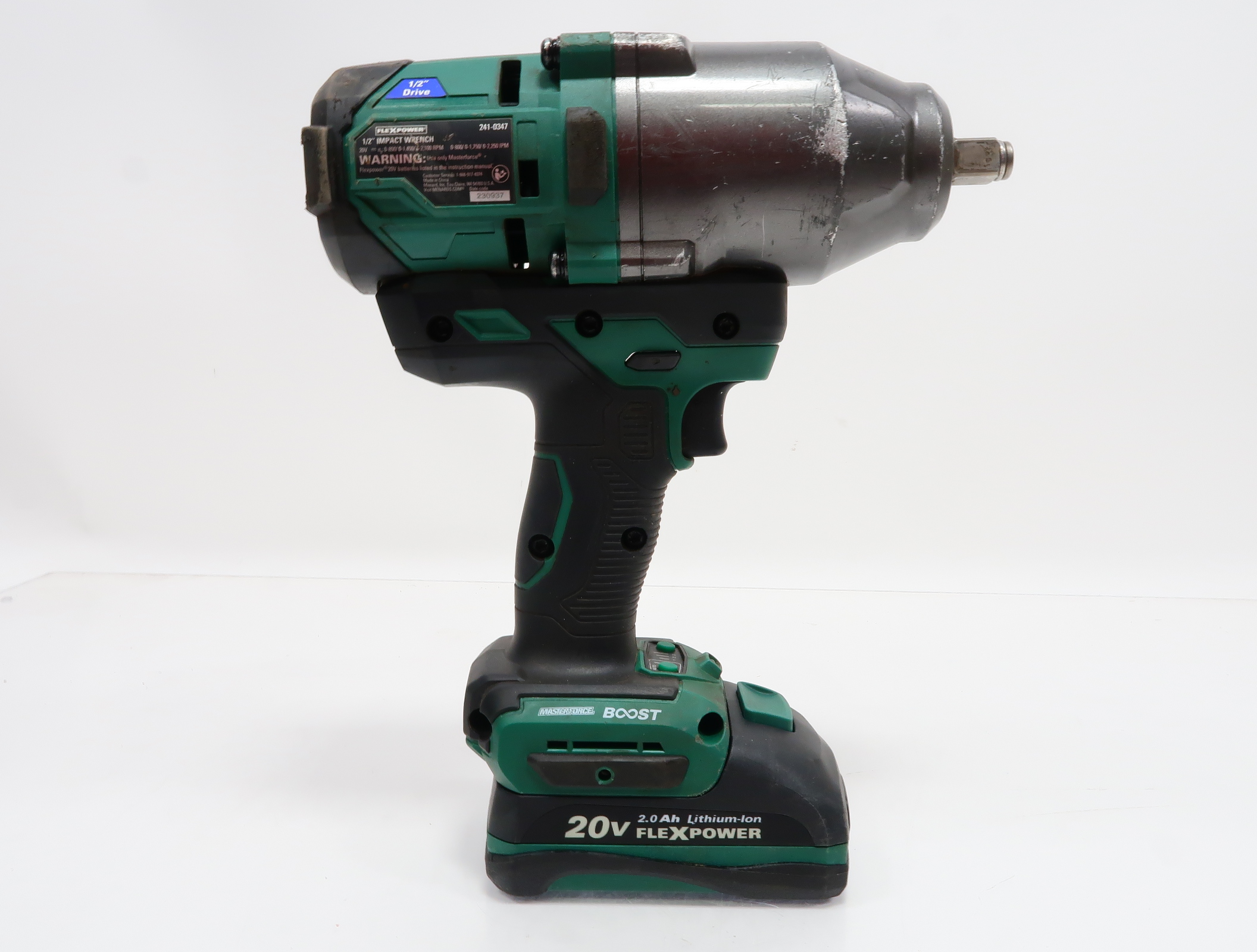 Masterforce BOOST 20-Volt Brushless Cordless 1/2