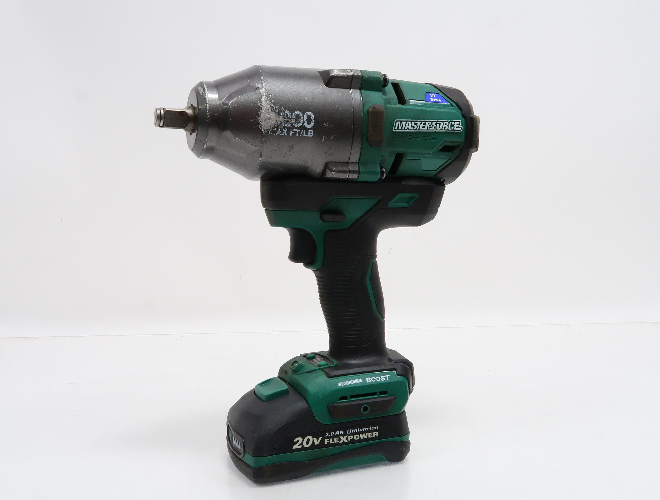 Masterforce BOOST 20-Volt Brushless Cordless 1/2