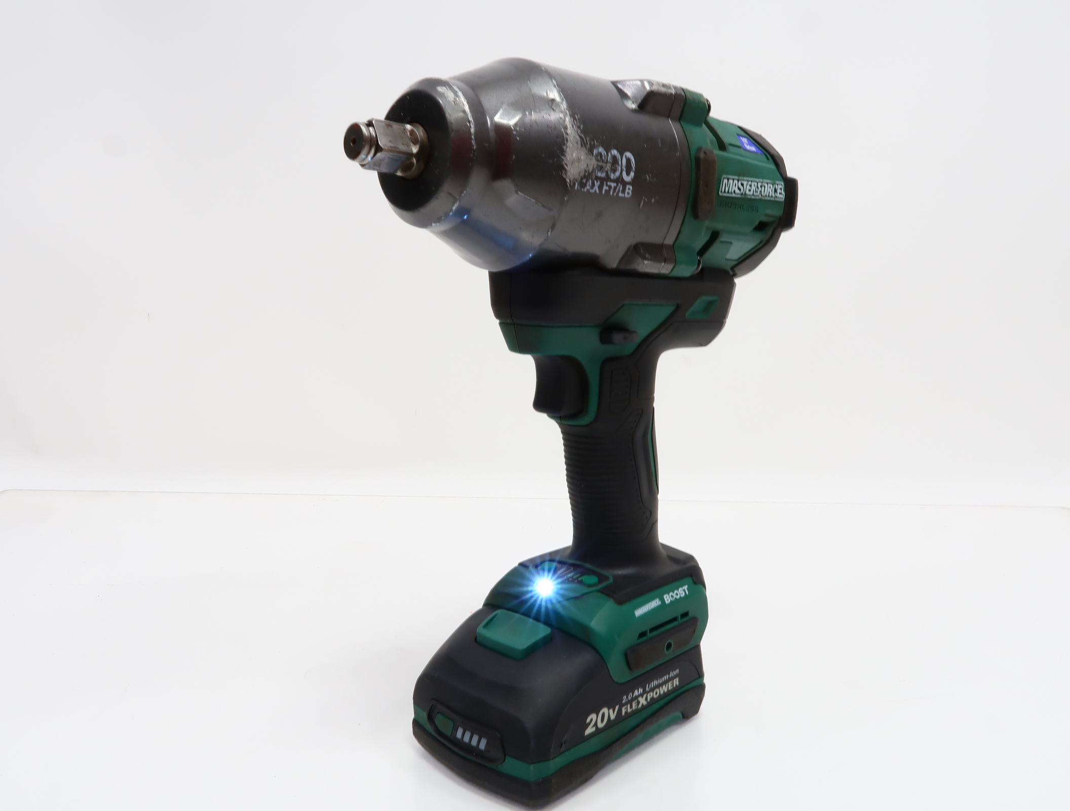 Masterforce BOOST 20-Volt Brushless Cordless 1/2