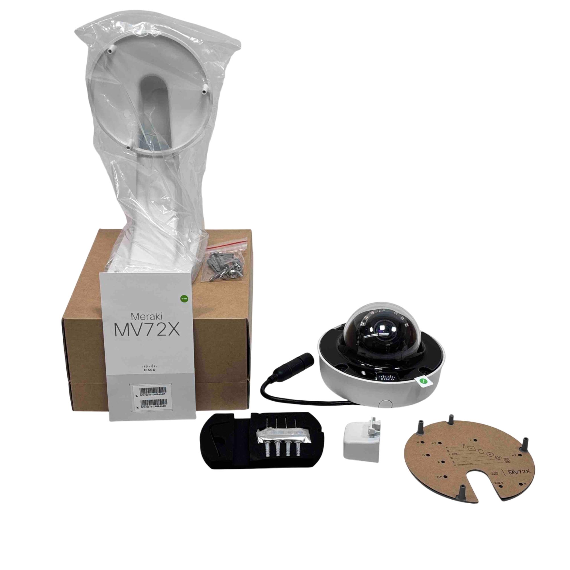 ミミック.72 Cisco Meraki MV72X-HW 4MP 512GB Varifocal Security Outdoor Camera