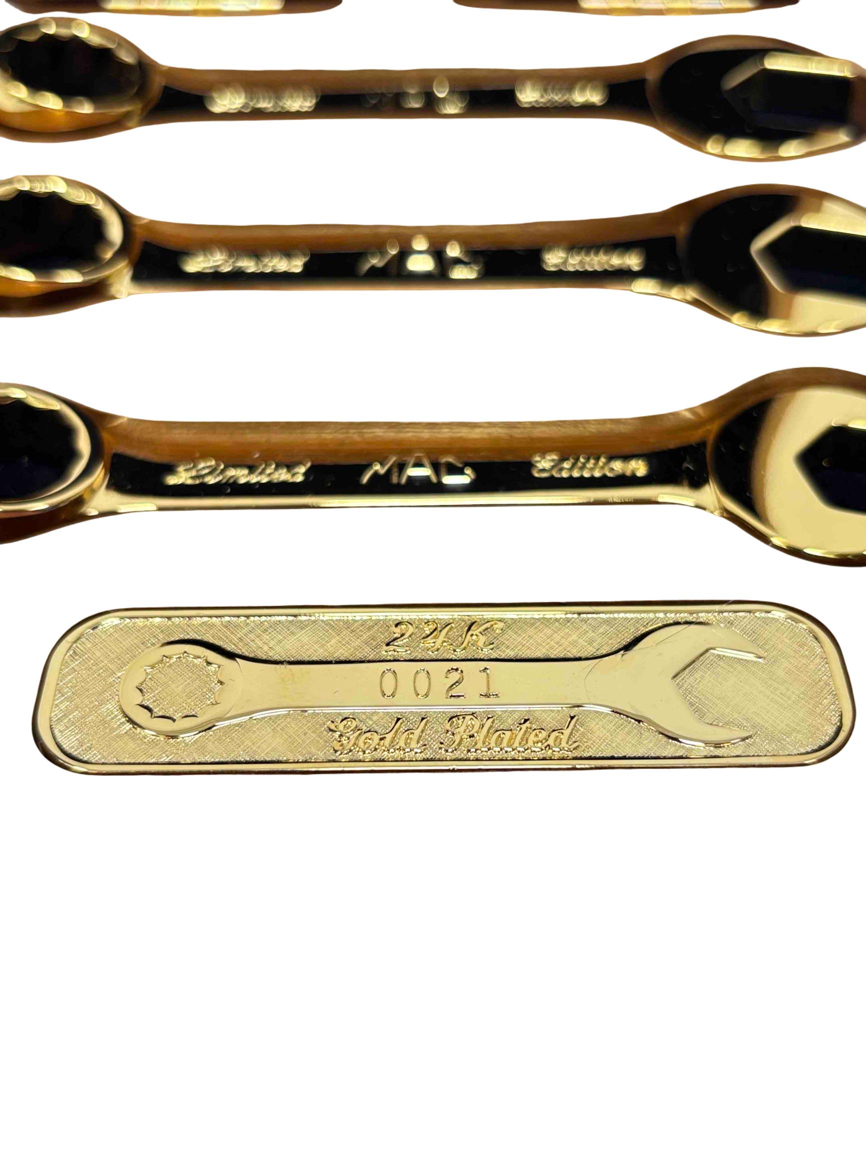 Mac Tools Limited Edition 24K Gold Plated 3-Piece Standard Wrench