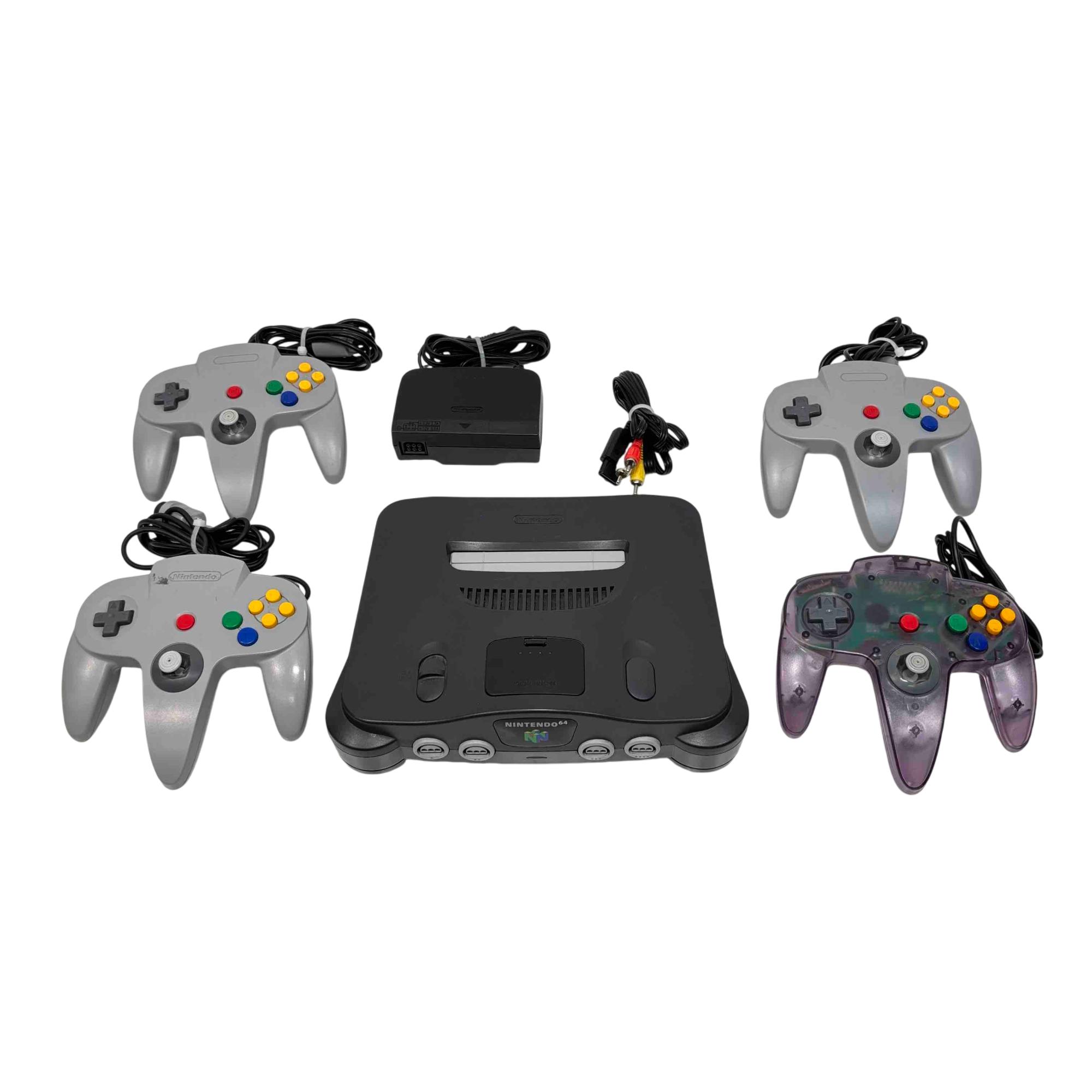 Nintendo Switch NINTENDO NUS-001 Nintendo 64 Clear Orange NUS-001 Console & Controller Cable