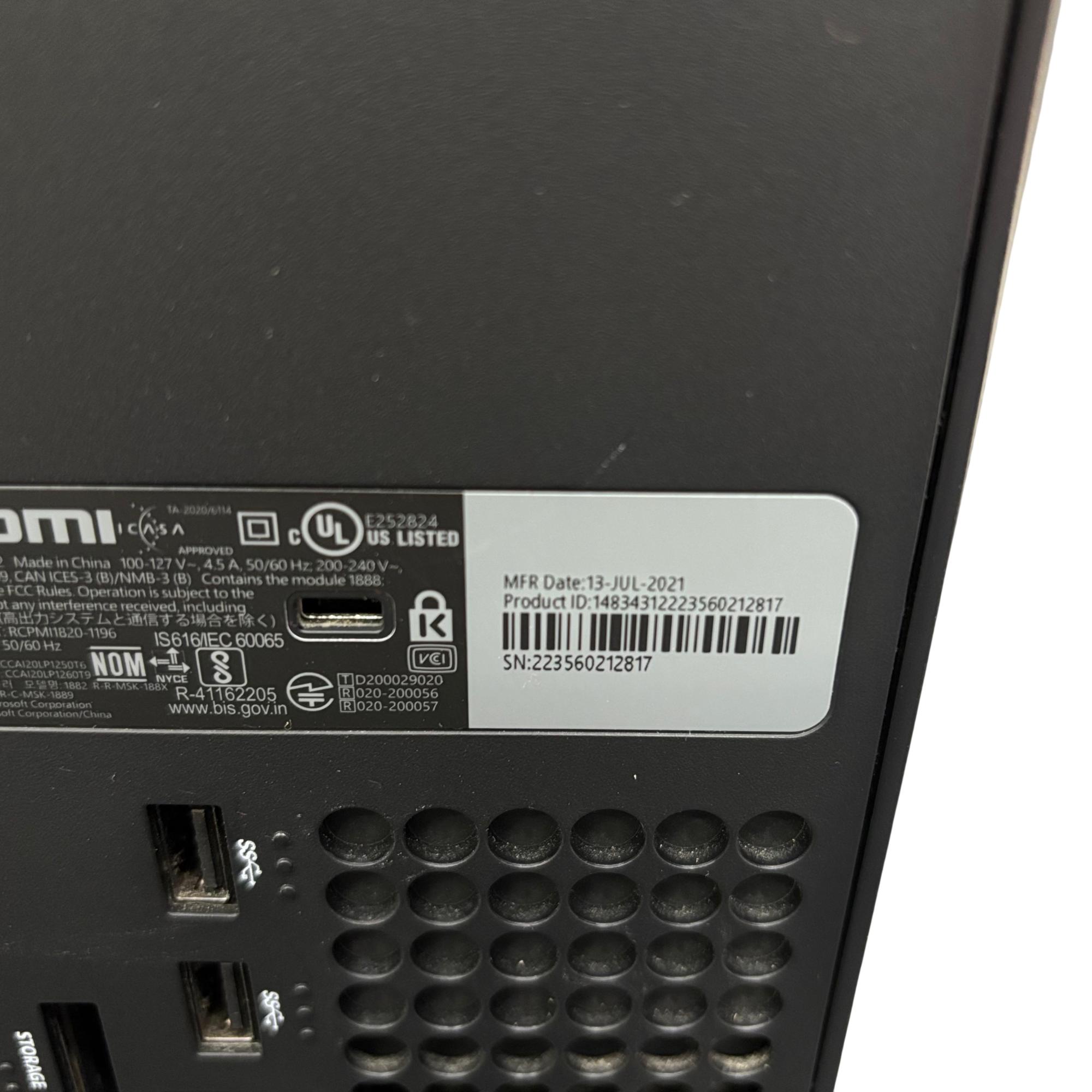 Microsoft Xbox Series X 1TB 4k UHD Video Game Console - 2817