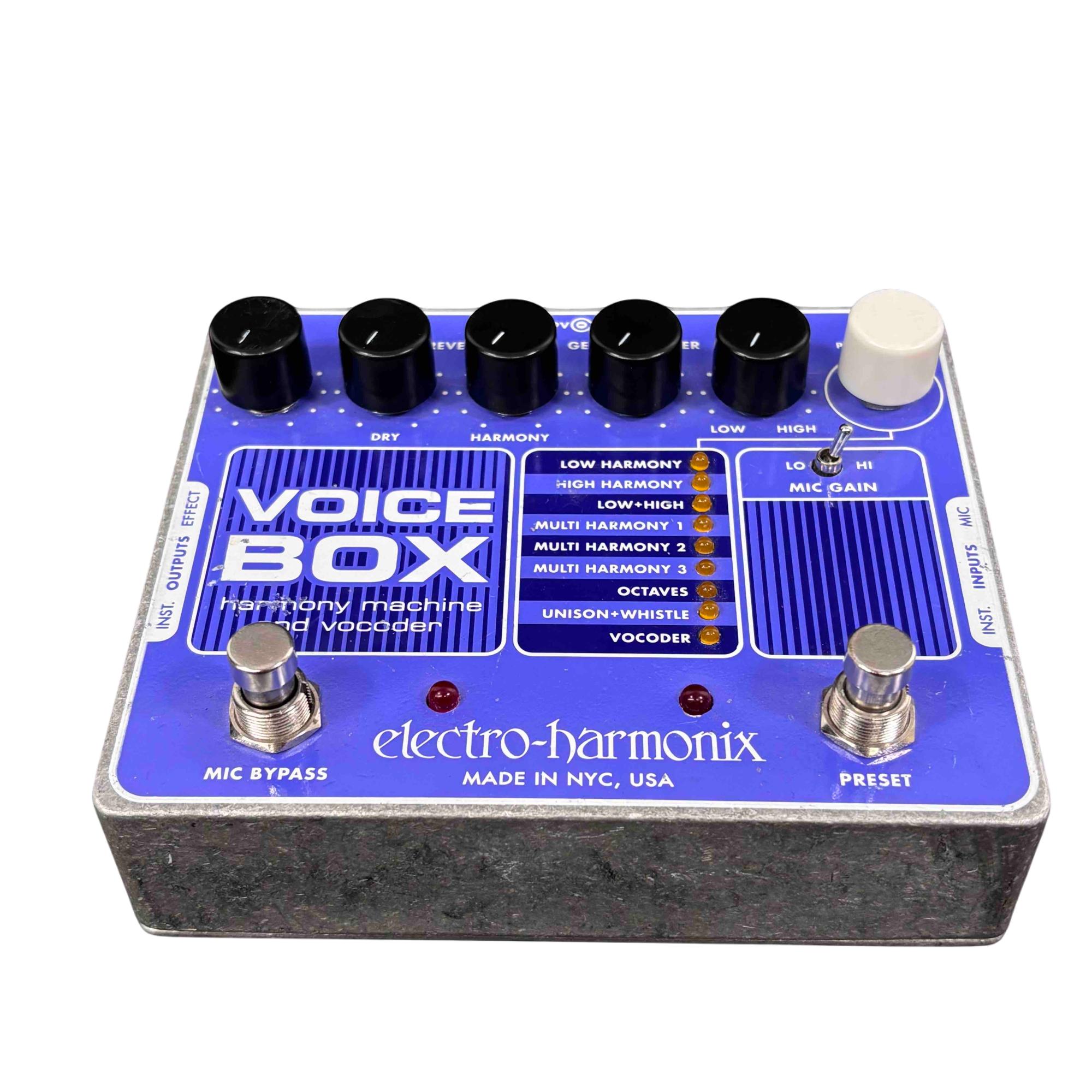 Electro-Harmonix Voice Box Harmony Machine Vocoder Guitar Pedal