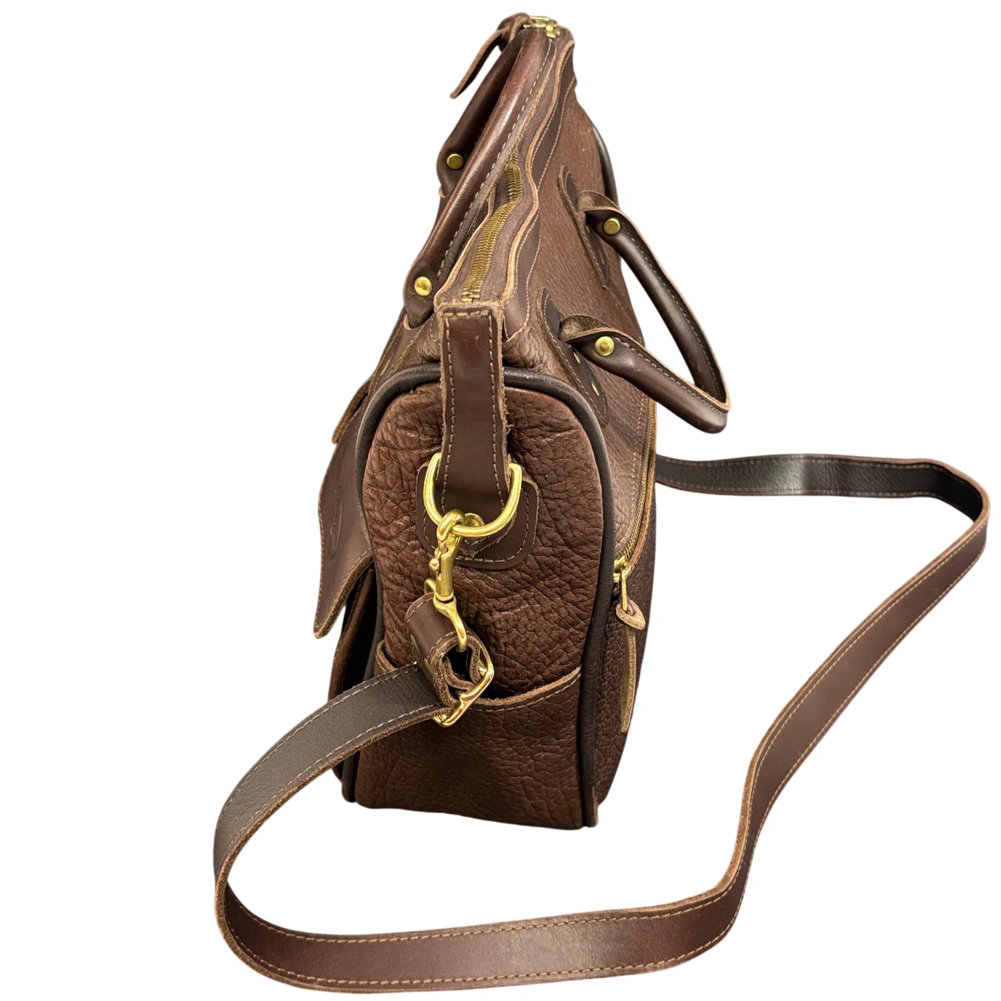 J.W. Hulme Co. ハンティングバッグ ベージュ/カーキ J.W. Hulme Co. Excursion Pebbled Leather Tote Bag