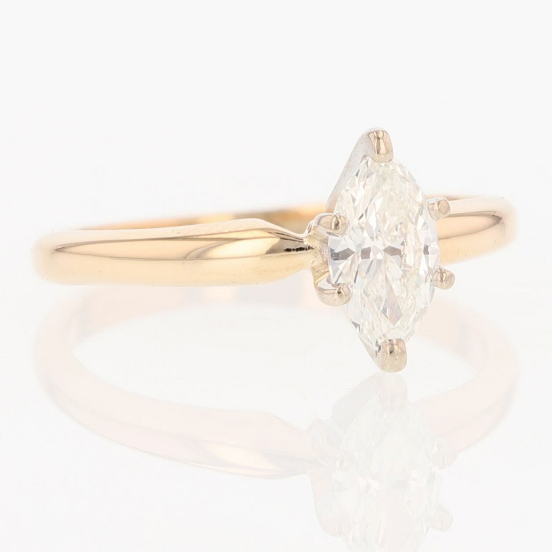 .40ct Marquise Cut Diamond Solitaire Engagement Ring 14k Yellow Gold ...