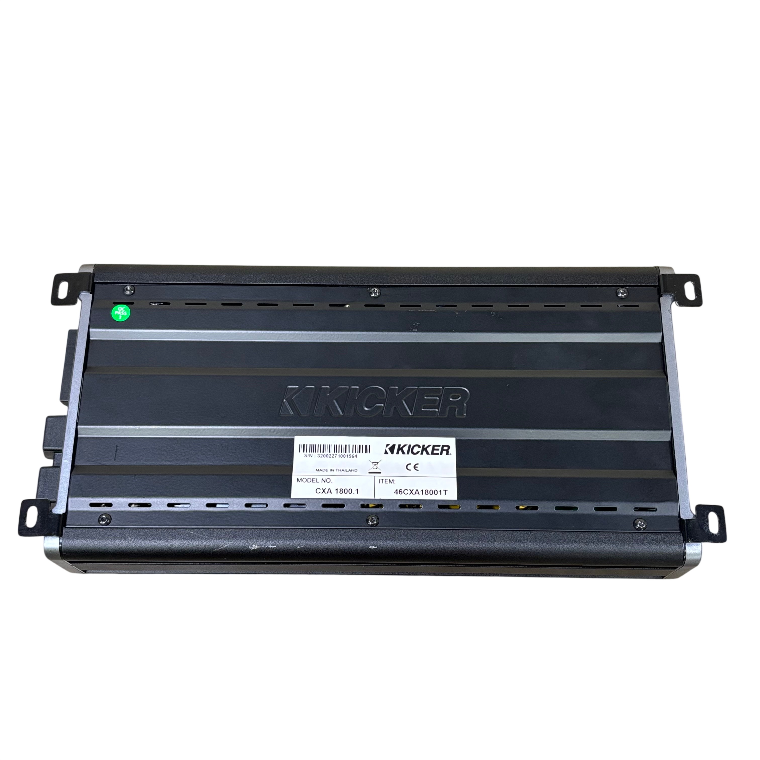 Kicker CXA1800.1 1800 Watt Mono Class D Subwoofer Amplifier