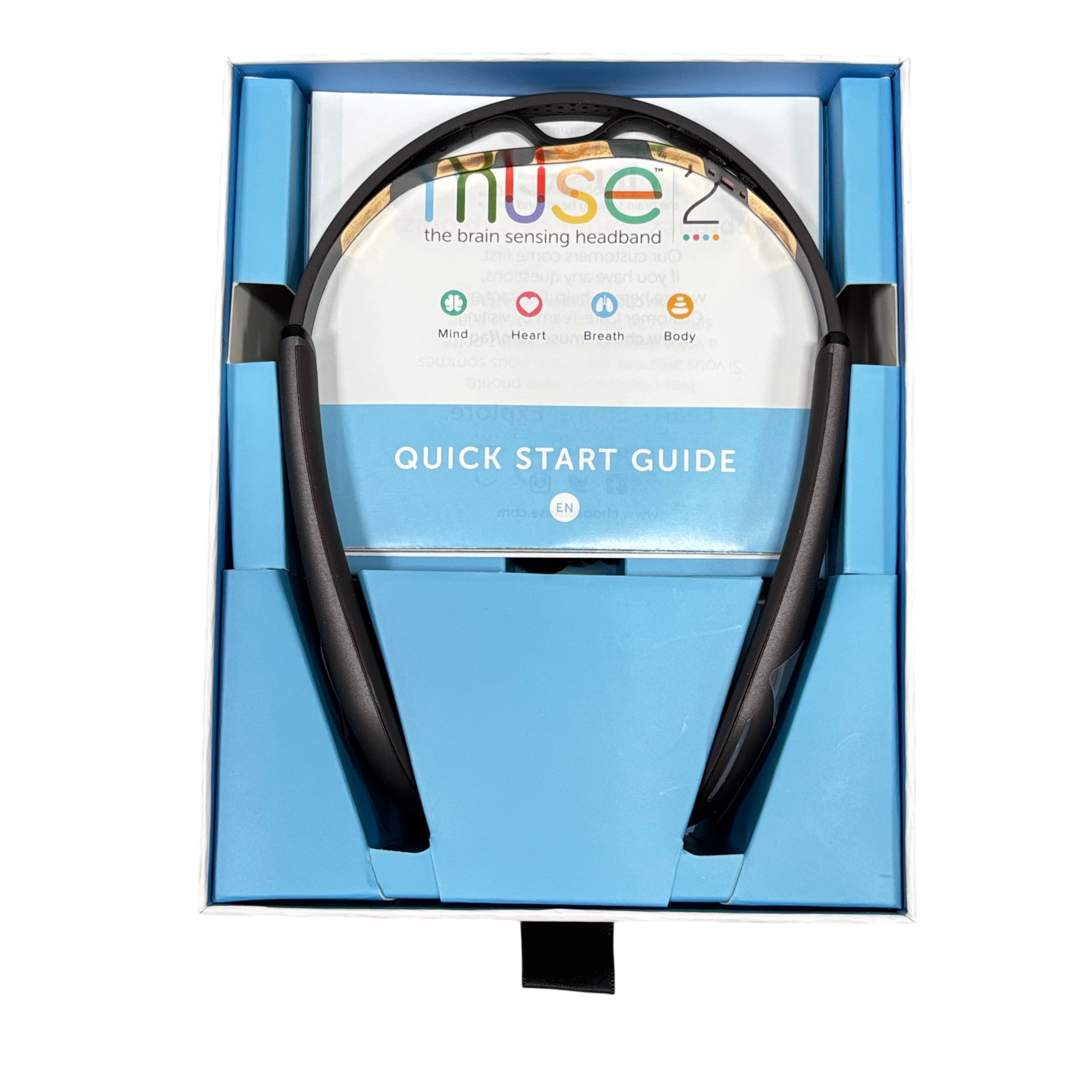 Muse 2 Brain Sensing Guided Meditation Headband
