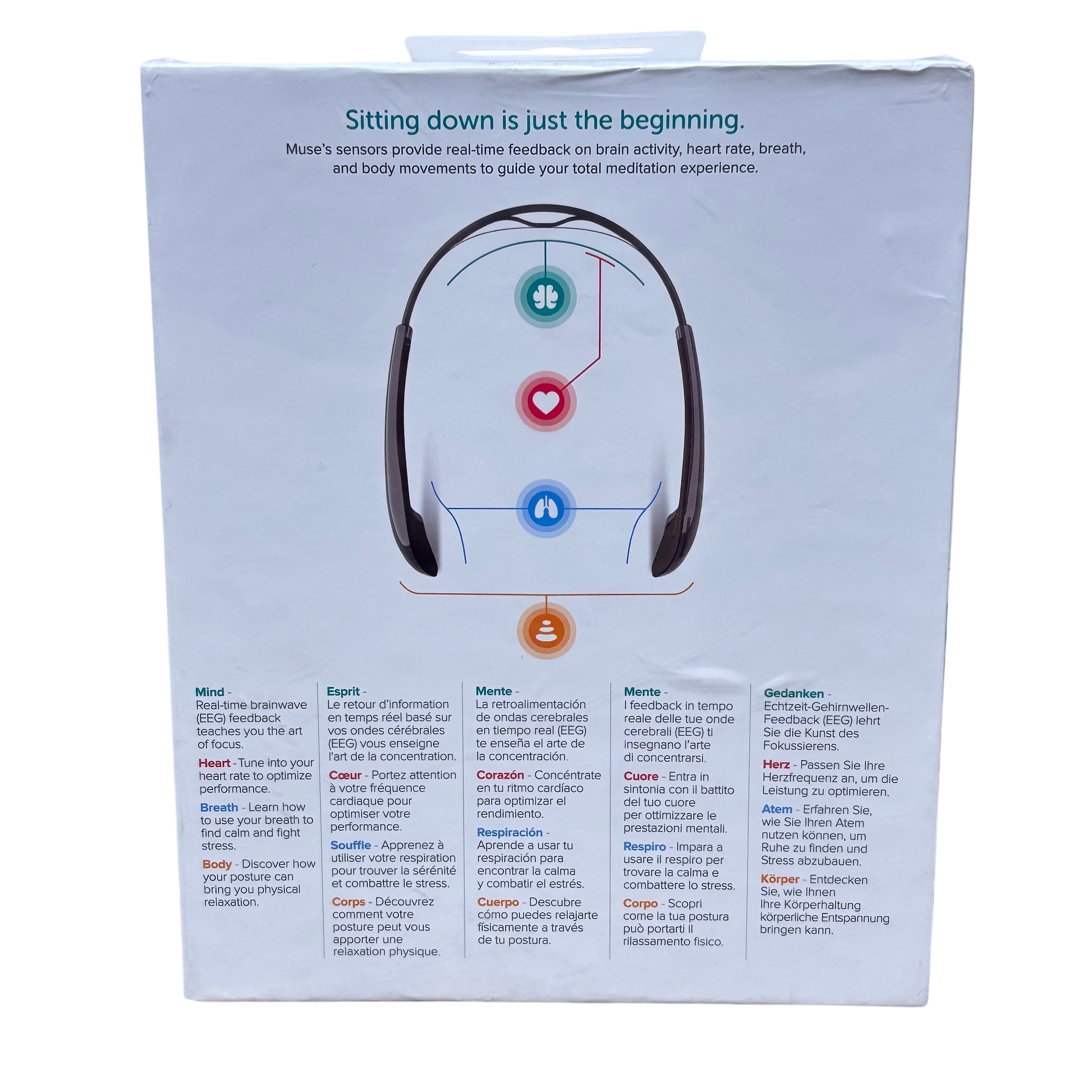 Muse 2 Brain Sensing Guided Meditation Headband