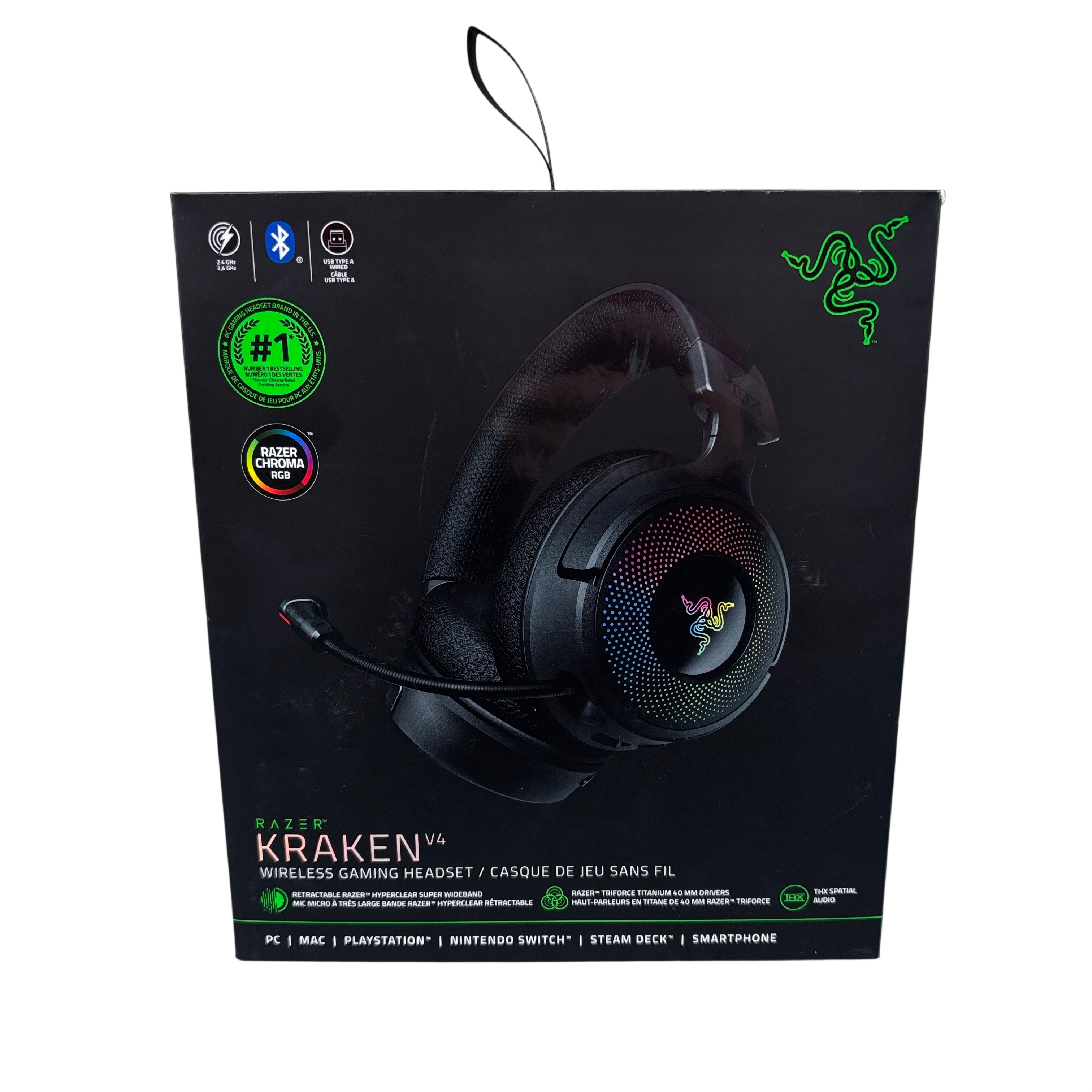 Razer Kraken V4 THX Spatial Audio Multi-Platform Wireless Gaming