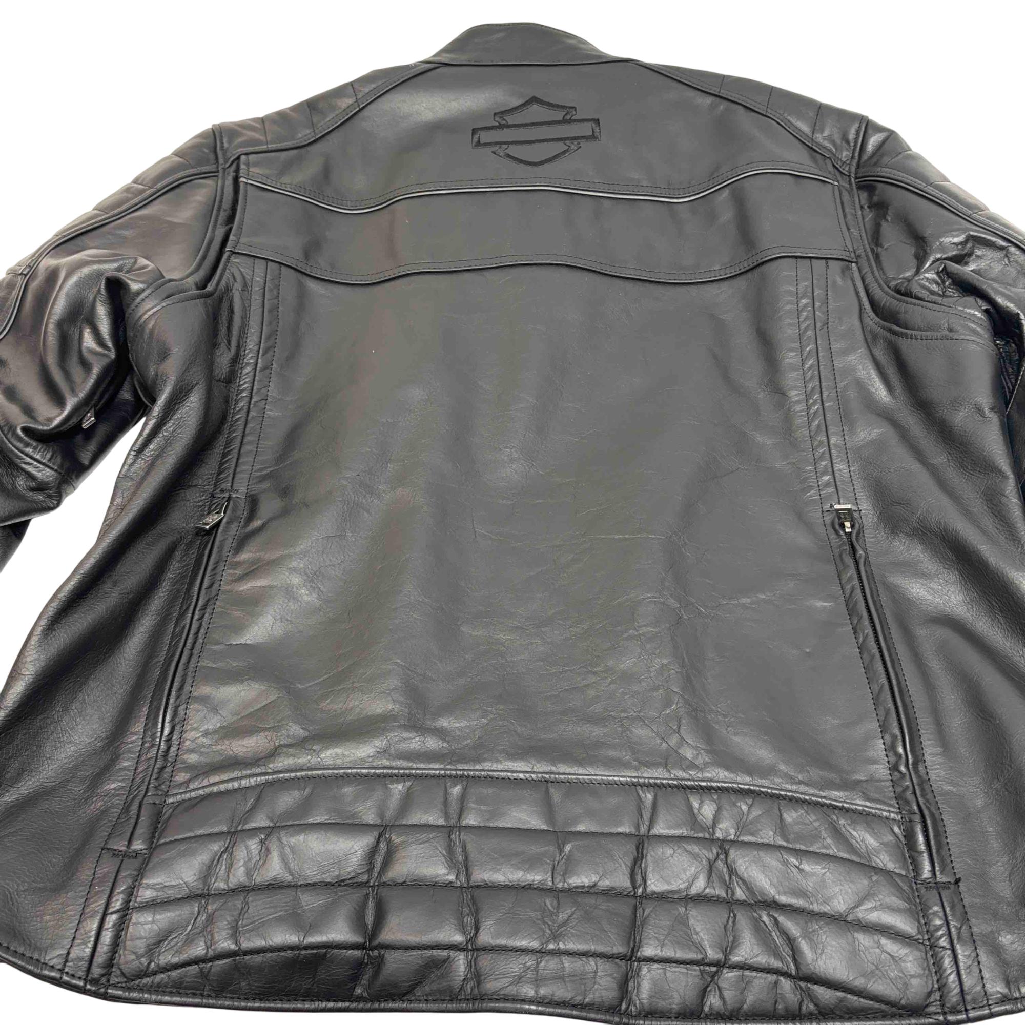 Harley-Davidson Fremont Triple Vent Leather Mens XL Jacket - 97030