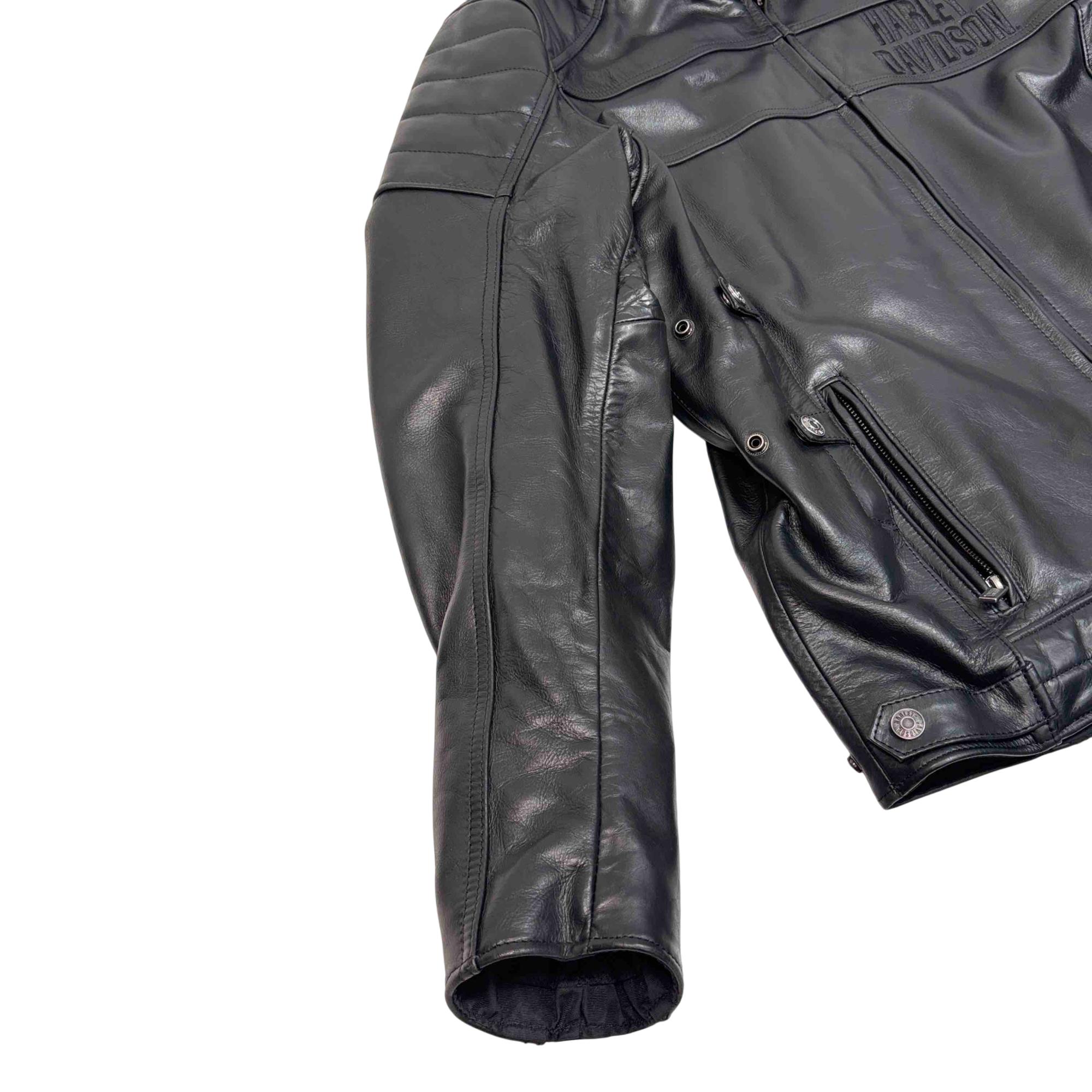 Harley-Davidson Fremont Triple Vent Leather Mens XL Jacket - 97030 