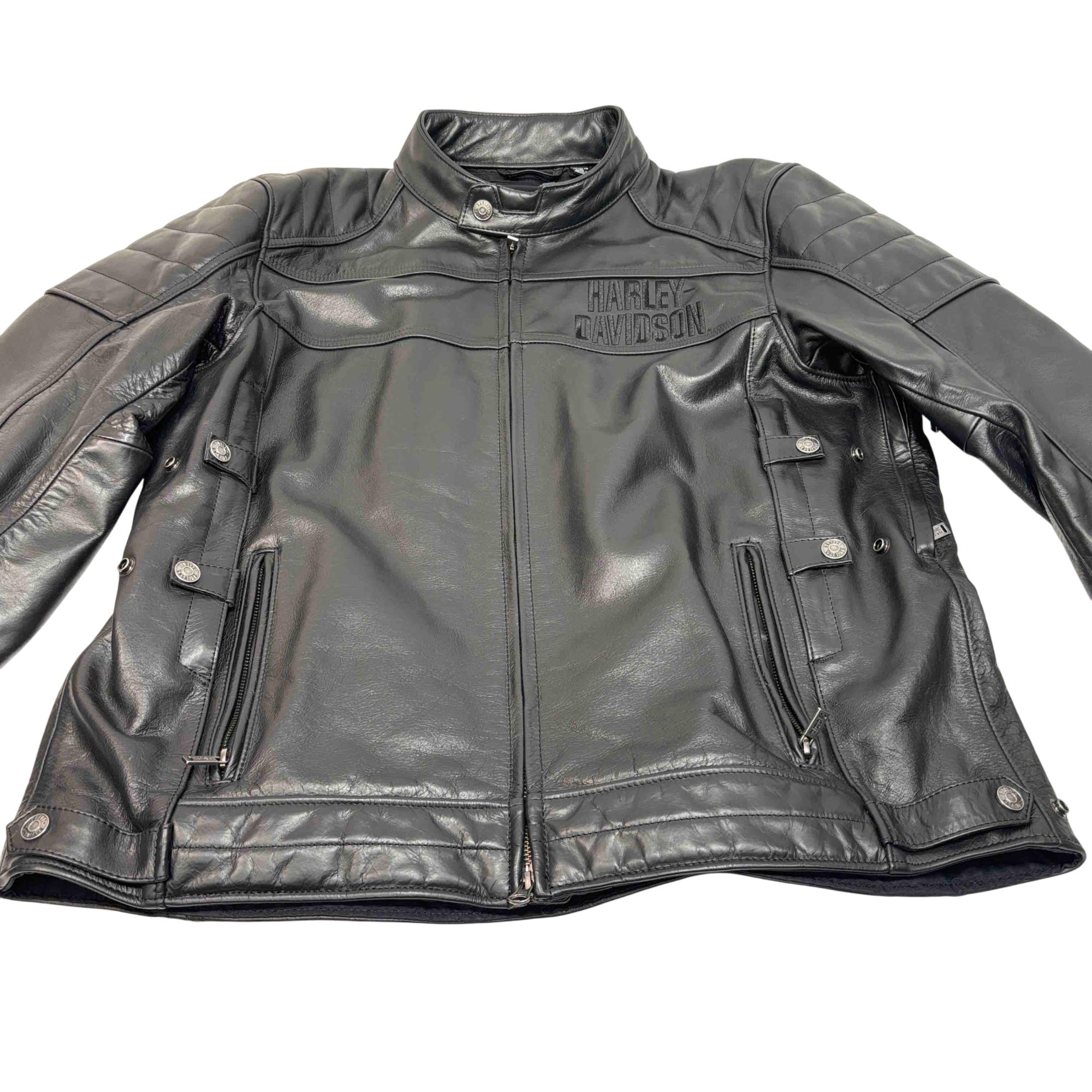 Harley-Davidson Fremont Triple Vent Leather Mens XL Jacket - 97030 