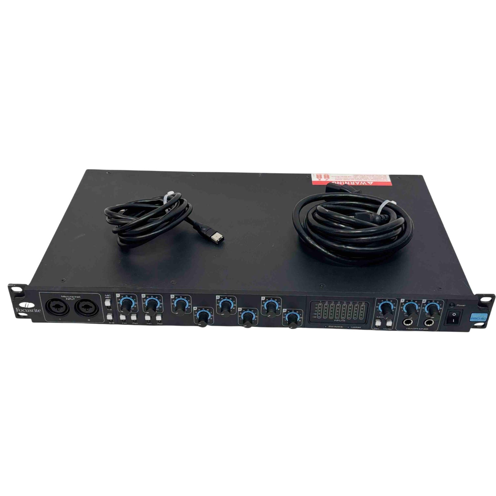 Focusrite Saffire PRO 40 FireWireオーディオインターフェース