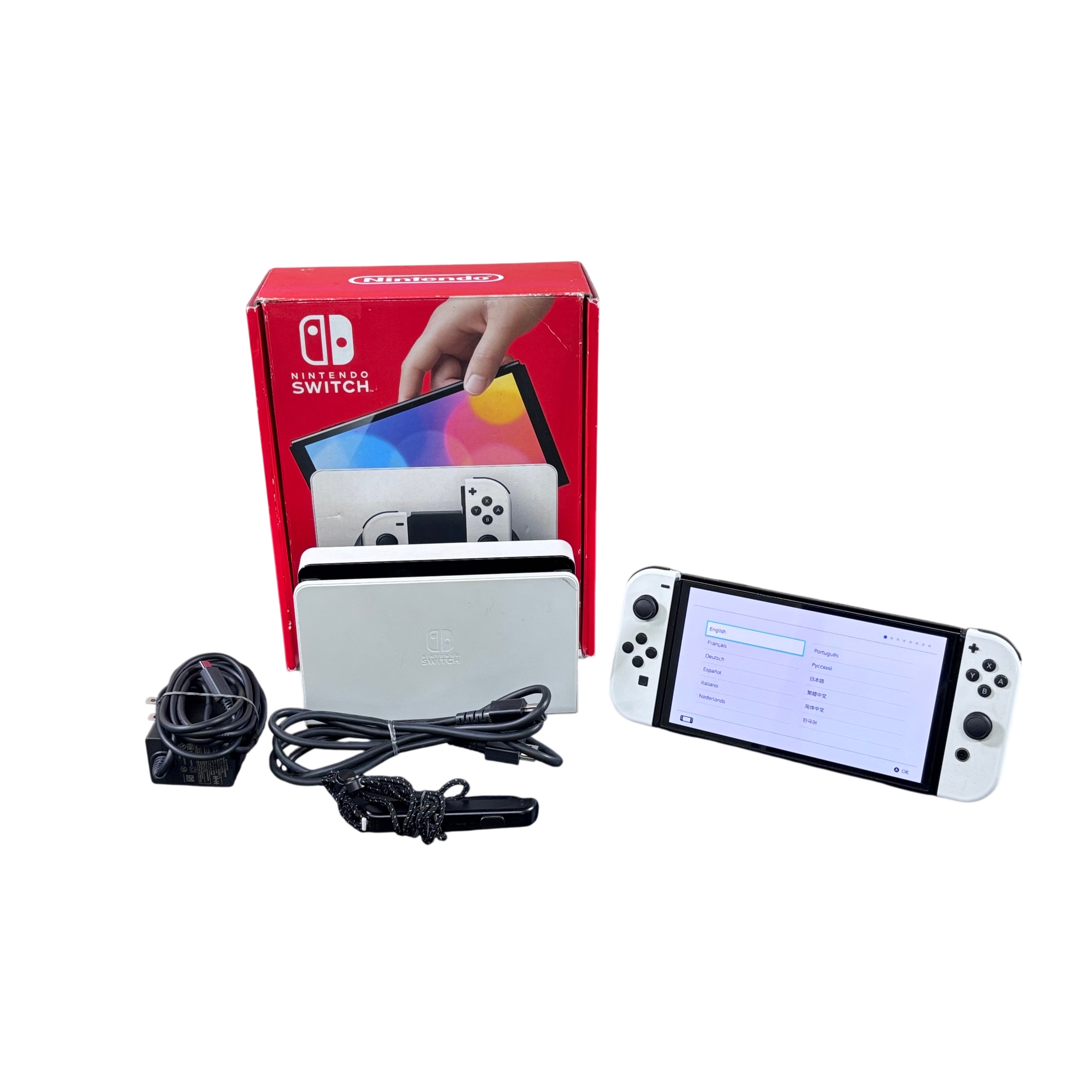 Nintendo Switch OLED HEG-001 64GB Hybrid Video Game Console - 1269