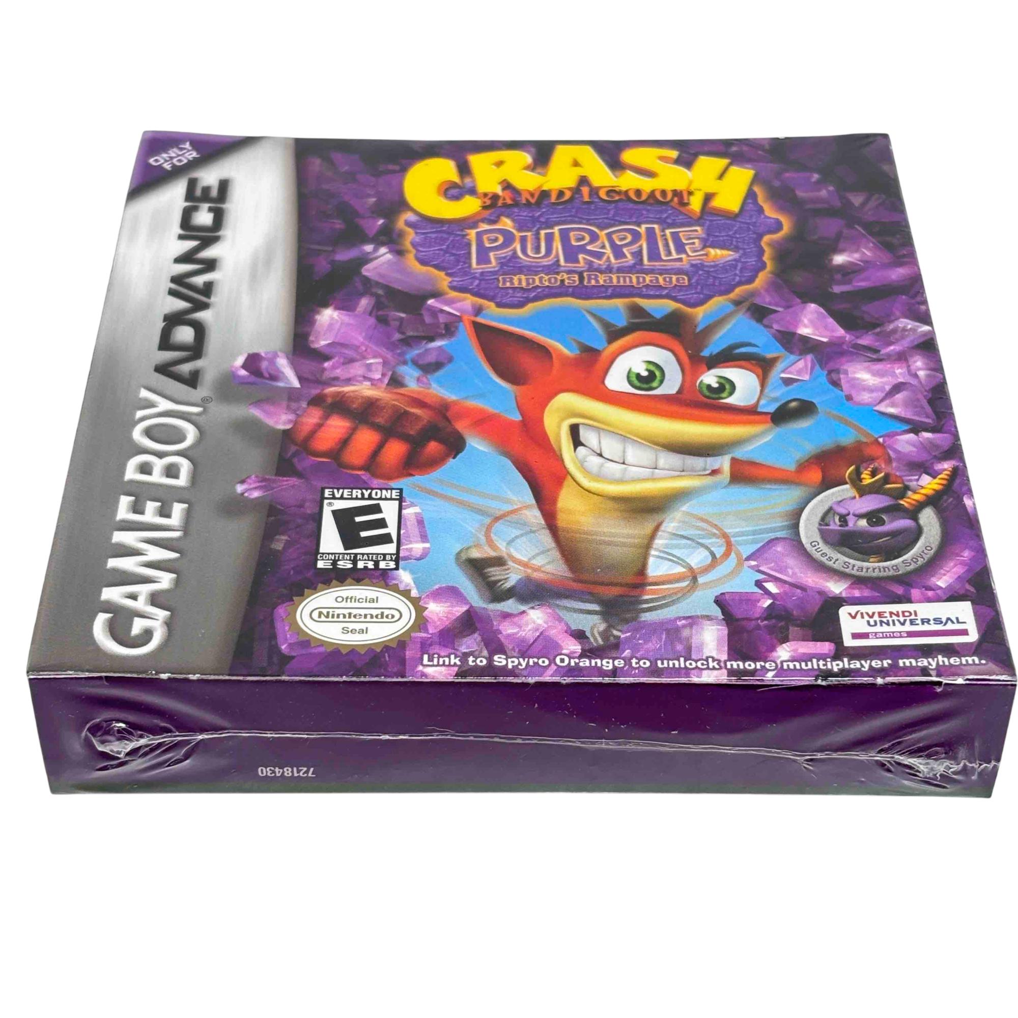 Nintendo Game Boy Advance Crash Bandicoot Purple: Riptos