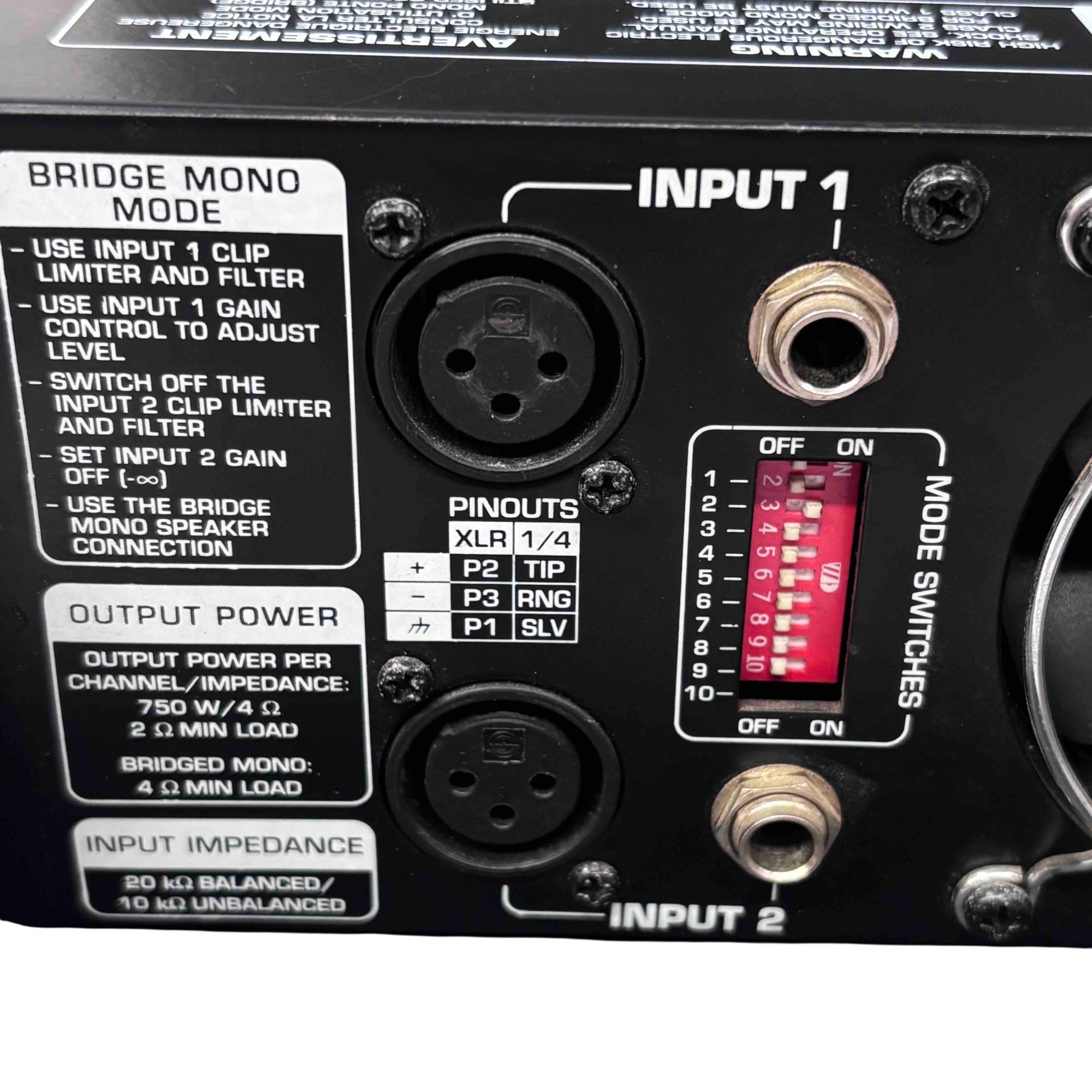 BEHRINGER ベリンガー パワーアンプ EUROPOWER EP2500 e68edbdc-09cc-49f3-a00a-