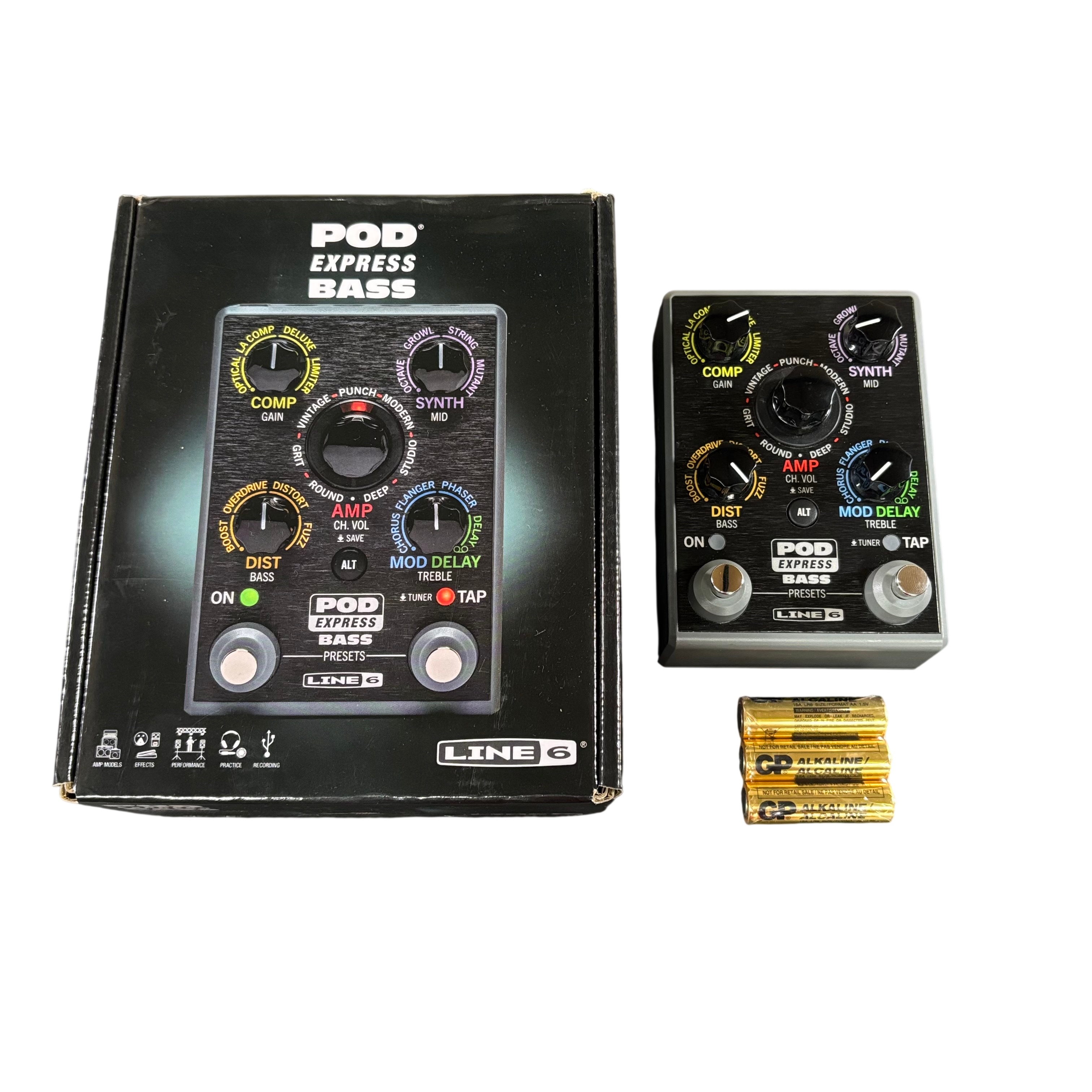 Line 6 POD Express Bass Guitar Multi-Effects Pedal