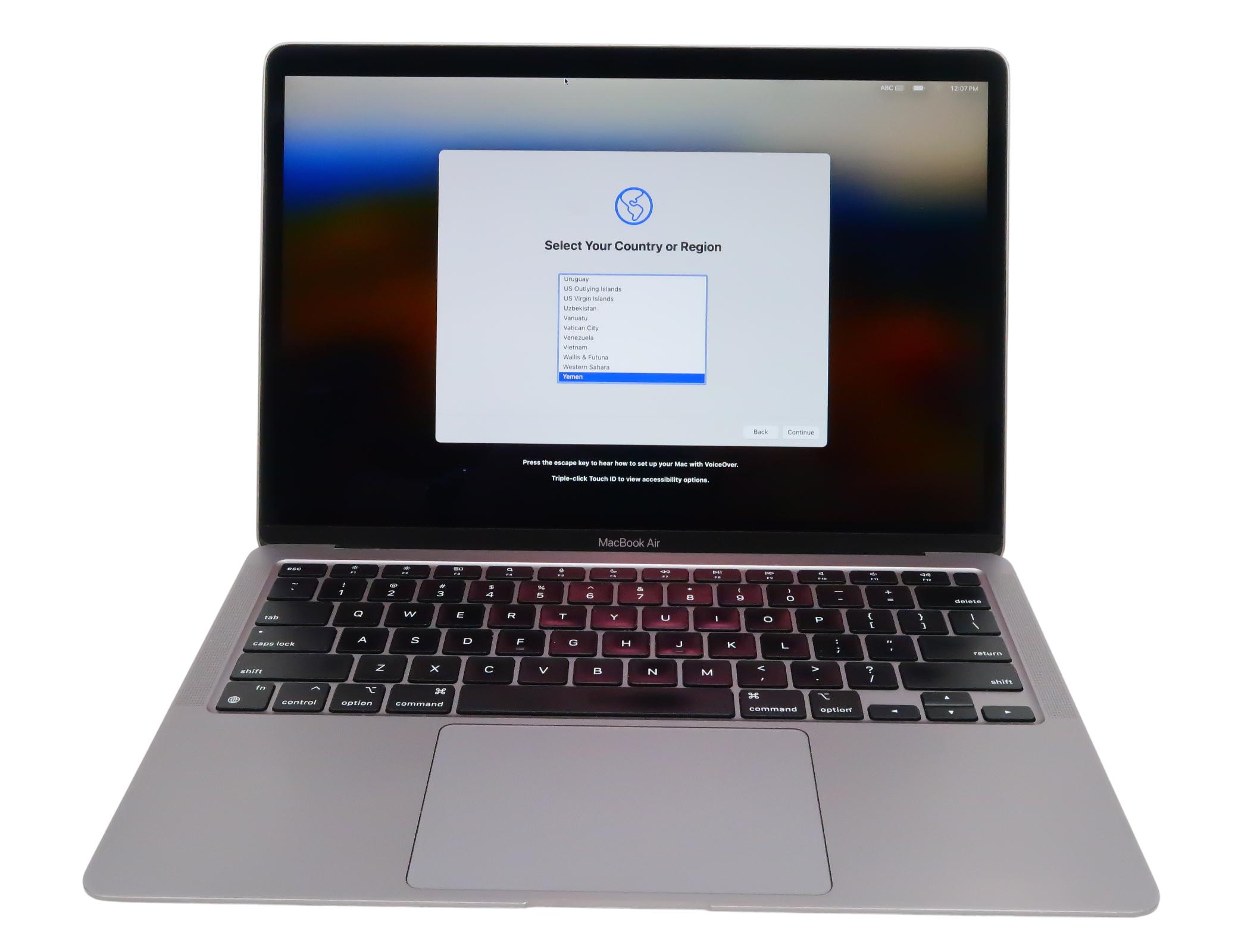 Apple MacBook Air 2020 MGN63LL/A Apple M1 3.2GHz 8GB RAM Apple MacBook Air 2020 MGN63LL/A Apple M1 3.2GHz 8GB RAM