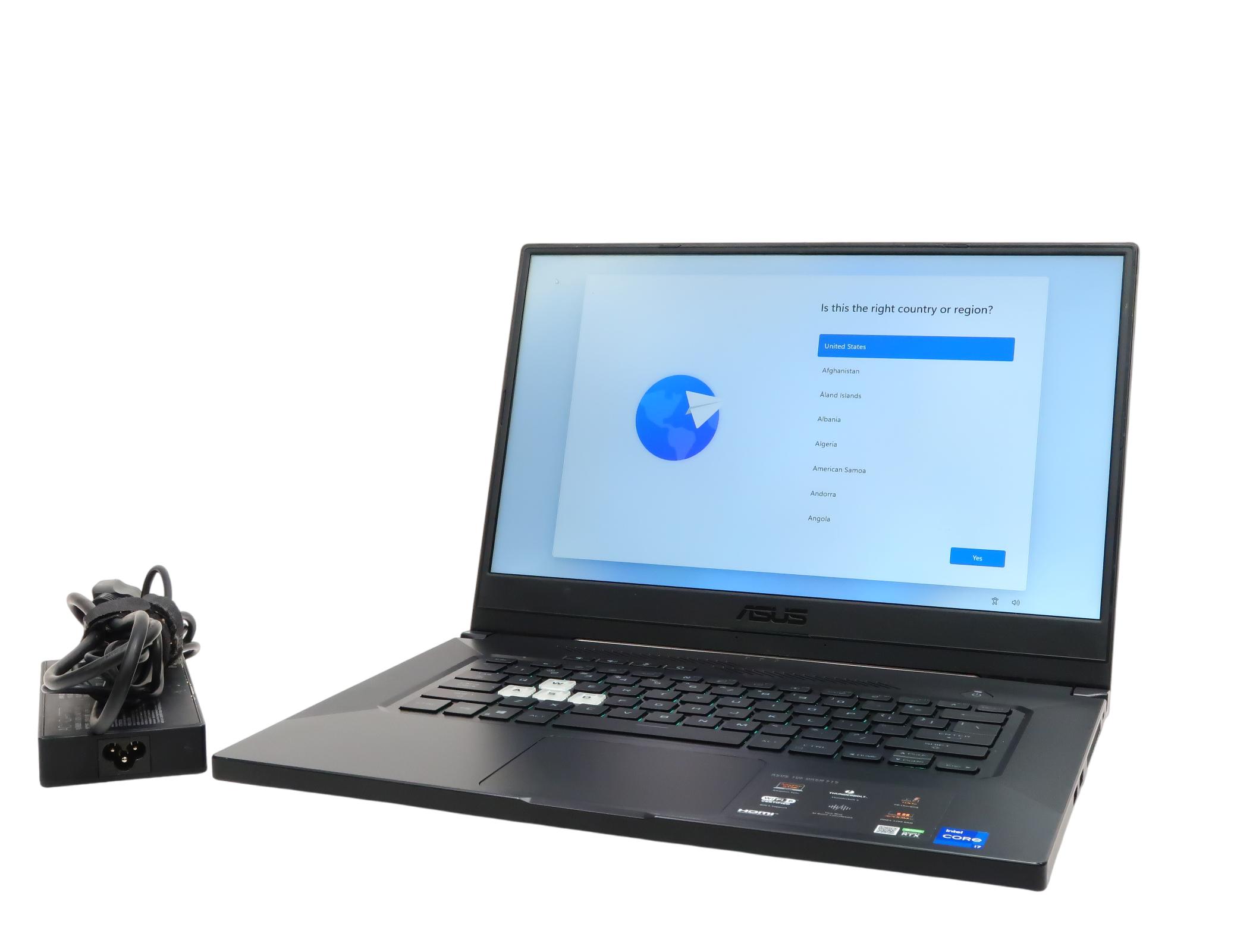 Asus TUF Dash F15 FX516PE Core i7-11370H 3050 Ti 8GB RAM