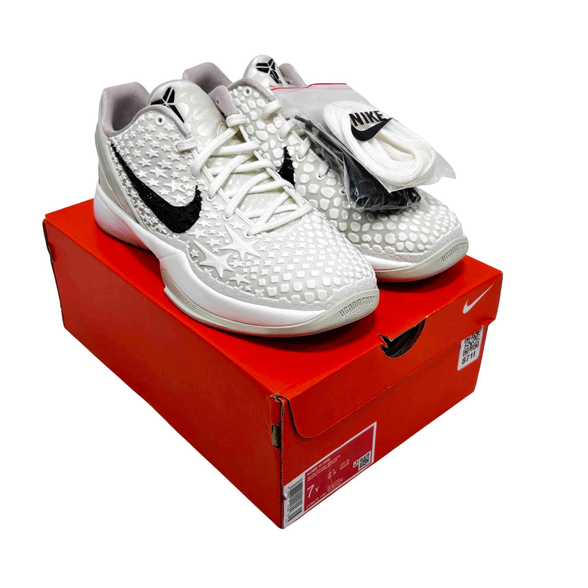 Nike Kobe VI Sail All-Star (GS) Girls 7Y Sneakers FV9676-100