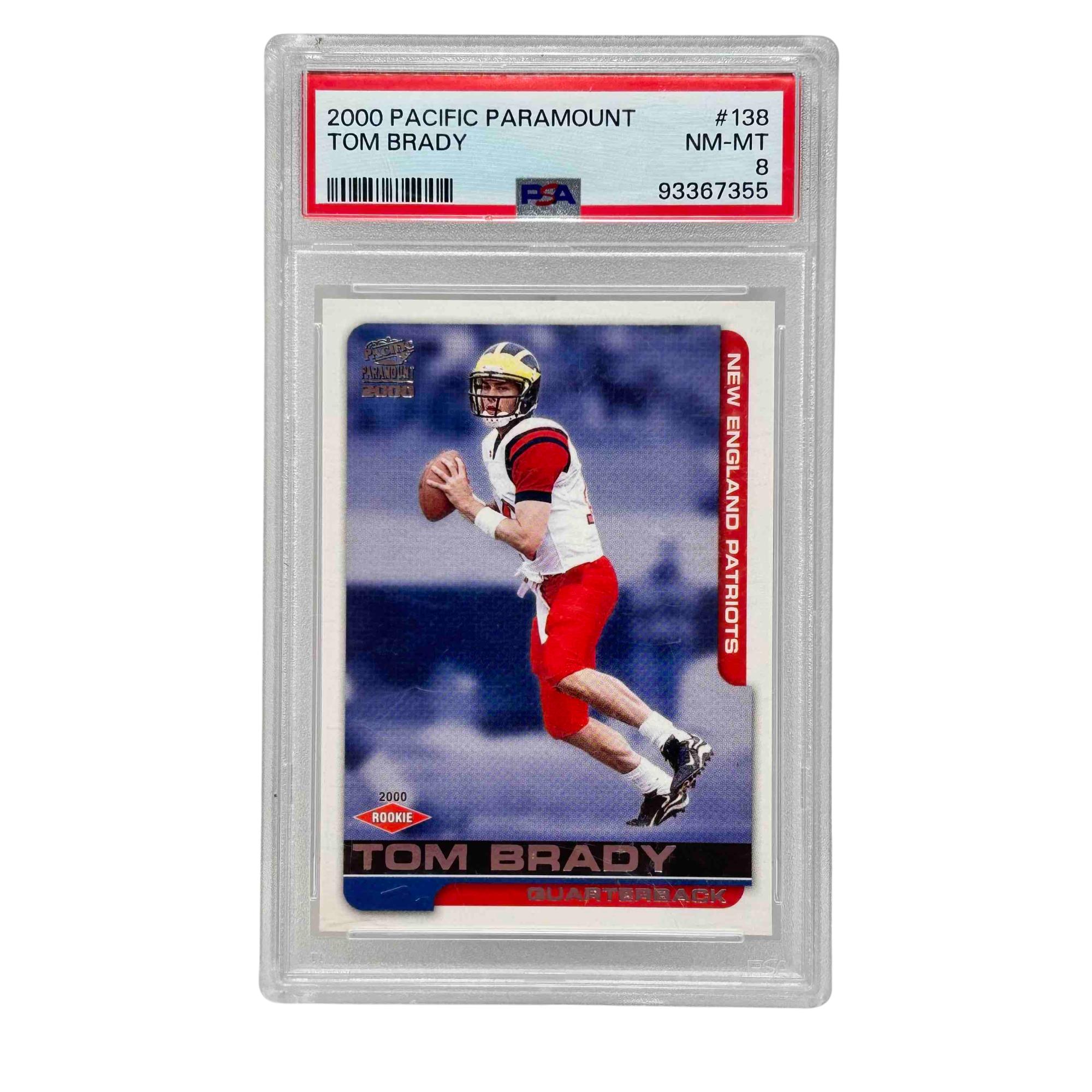 その他 2000 PARAMOUNT #138 TOM BRADY 2000 Pacific Paramount #138 Tom Brady PSA 10 - Gem Mint