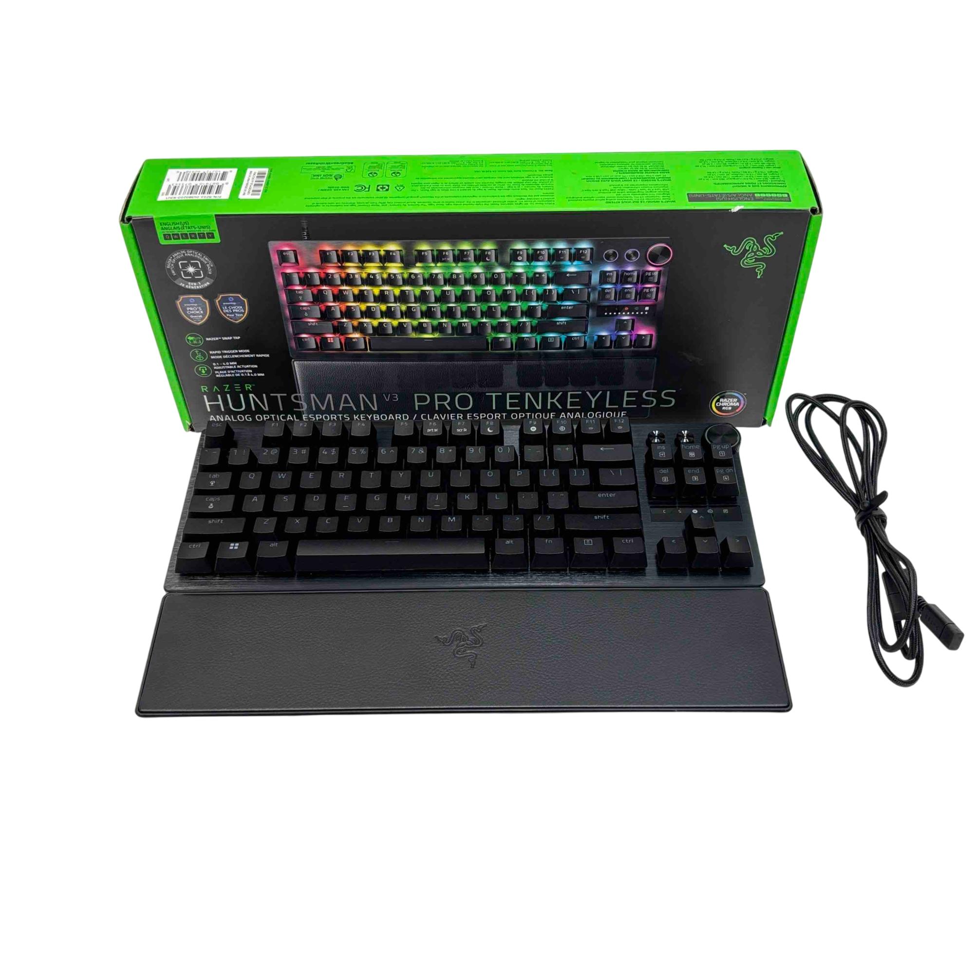 【美品】RAZER HUNTSMAN V3 PRO TENKEY Razer Huntsman V3 Pro Tenkeyless レビュー – DPQP