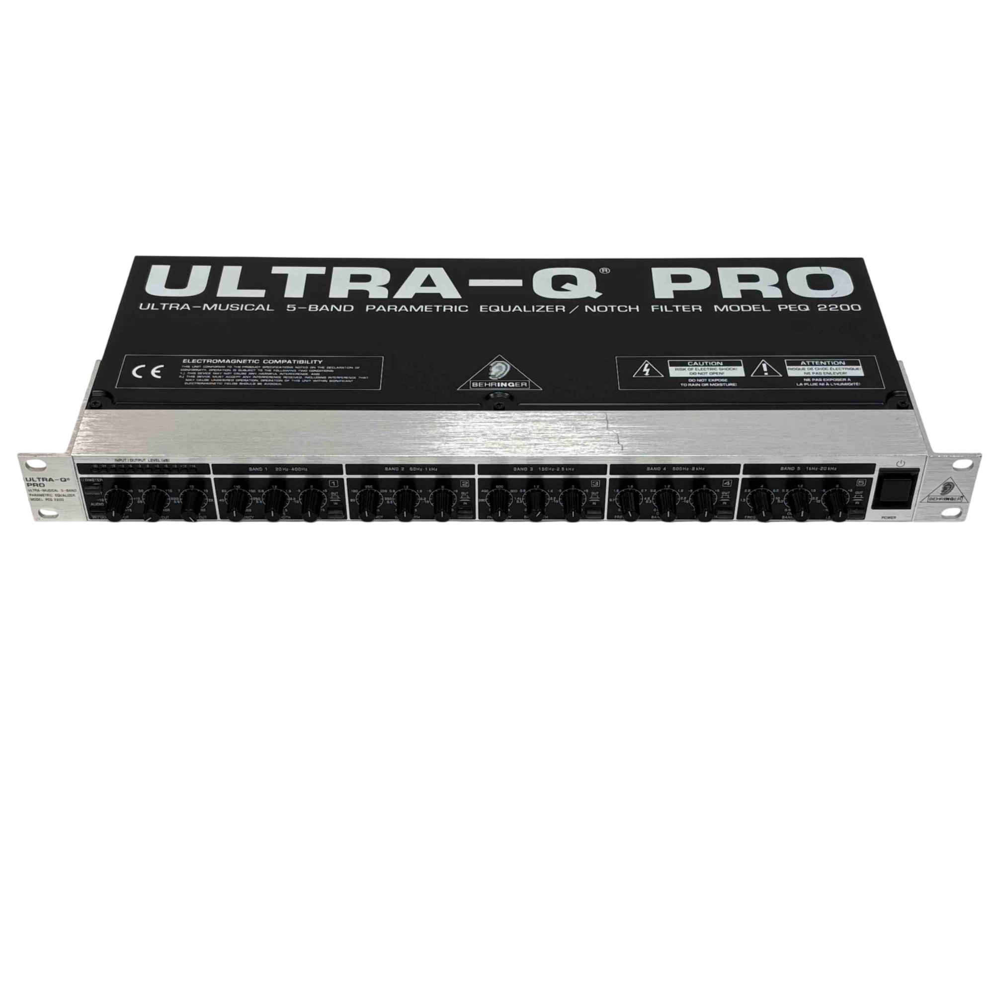 D110 ベリンガー ULTRA-Q PRO Model PEQ2200 Behringer Ultra Q Pro PEQ 2200 Musical 5-band Parametric