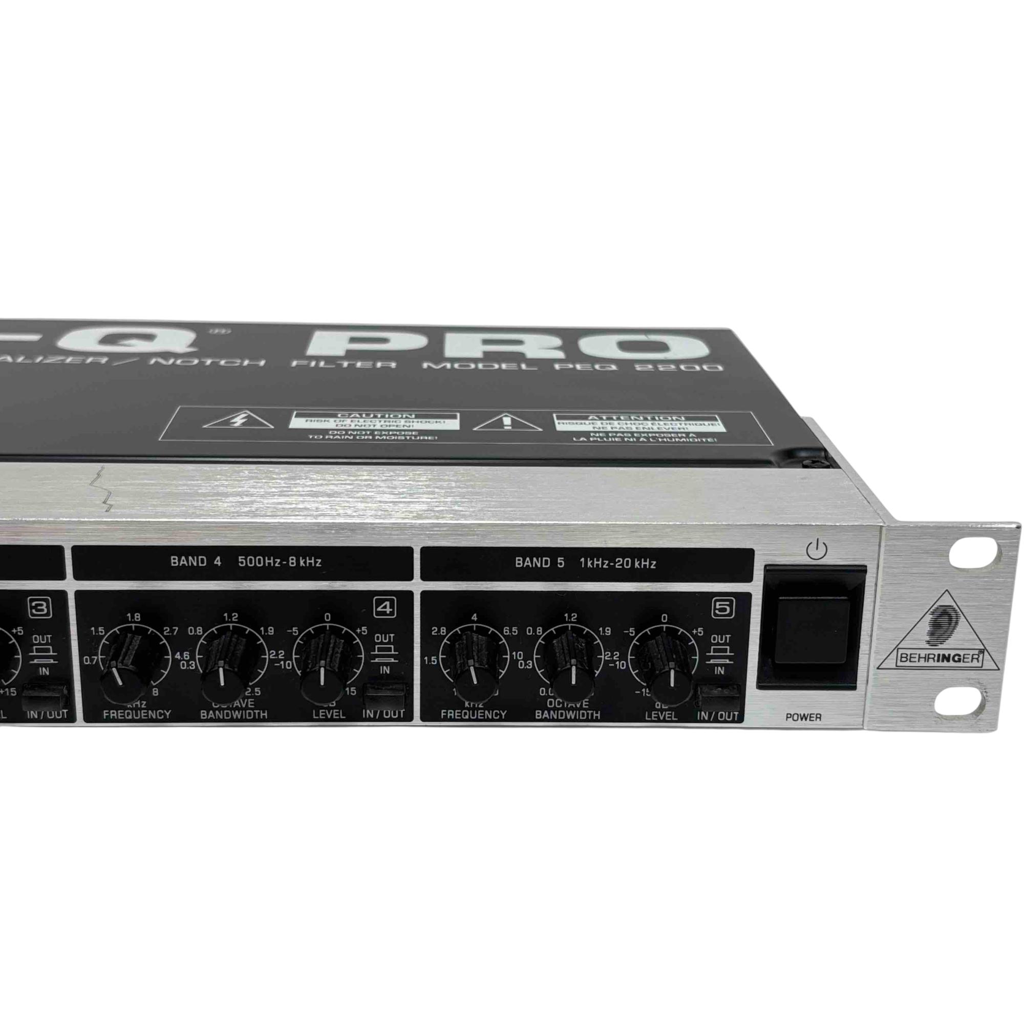 Behringer Ultra-Q Pro PEQ2200 5-Band Parametric Equalizer